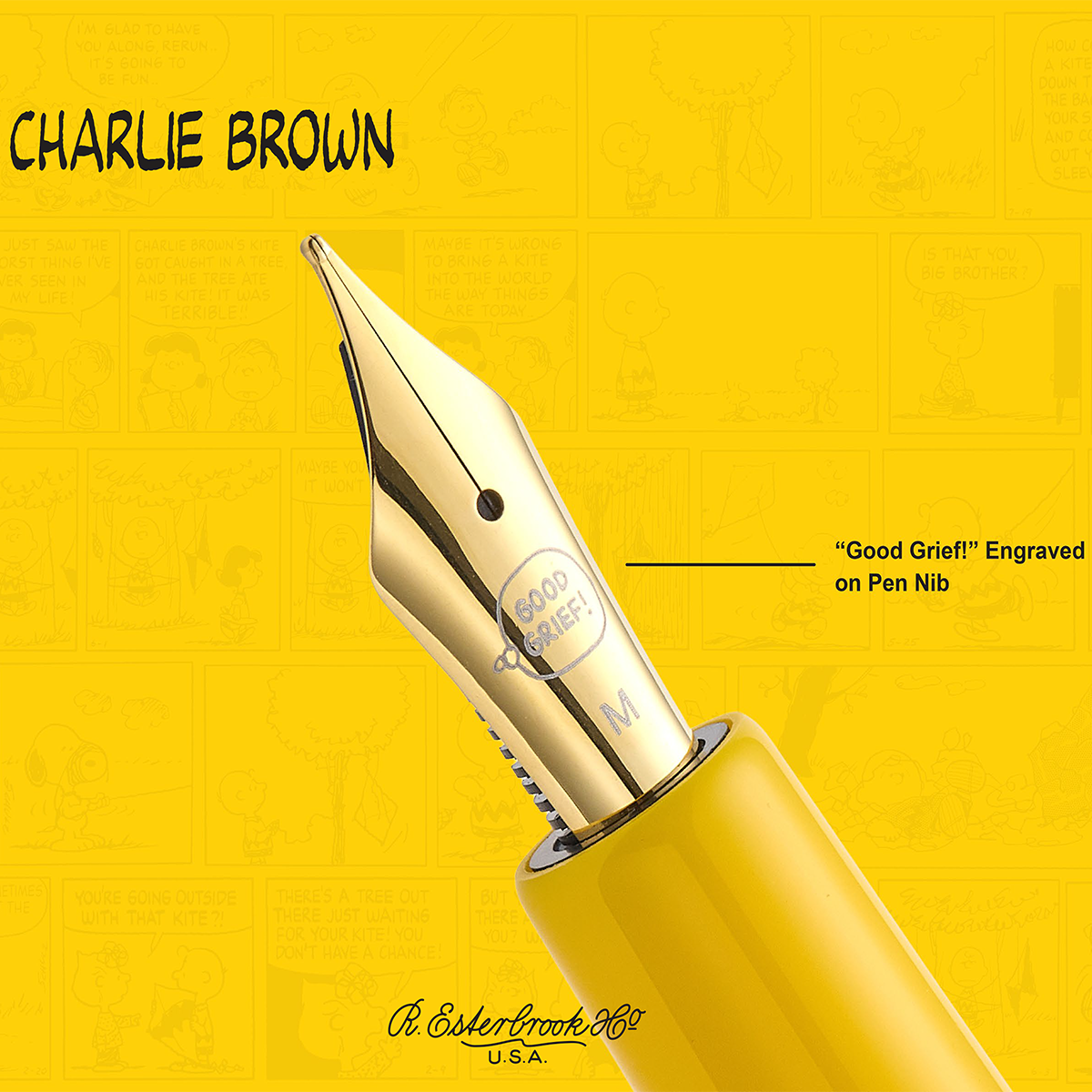 Peanuts x Esterbrook Estie Fountain Pen - FRIENDS Charlie Brown (75th Anniversary)-Pen Boutique Ltd