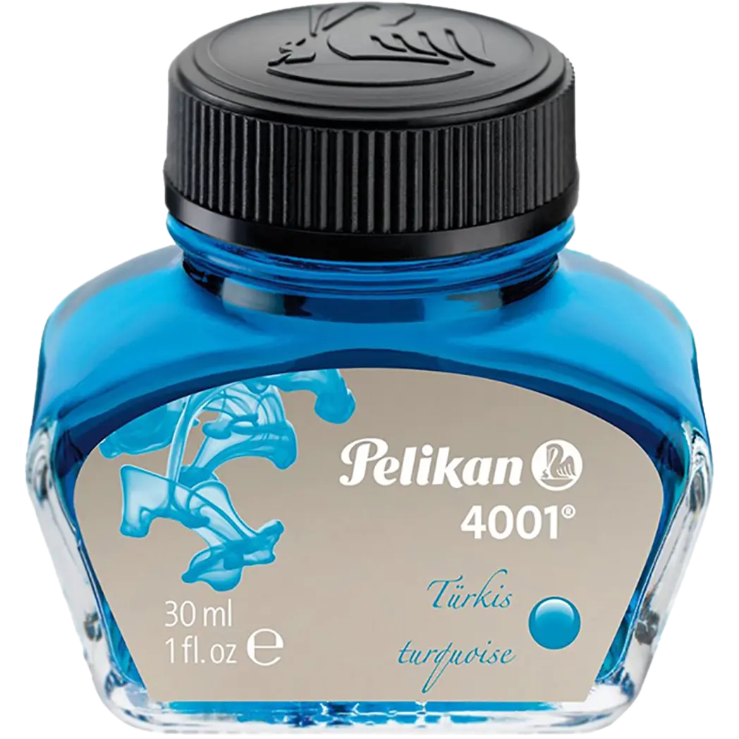 Pelikan 4001 Ink Bottle - Turquoise - 30ml-Pen Boutique Ltd