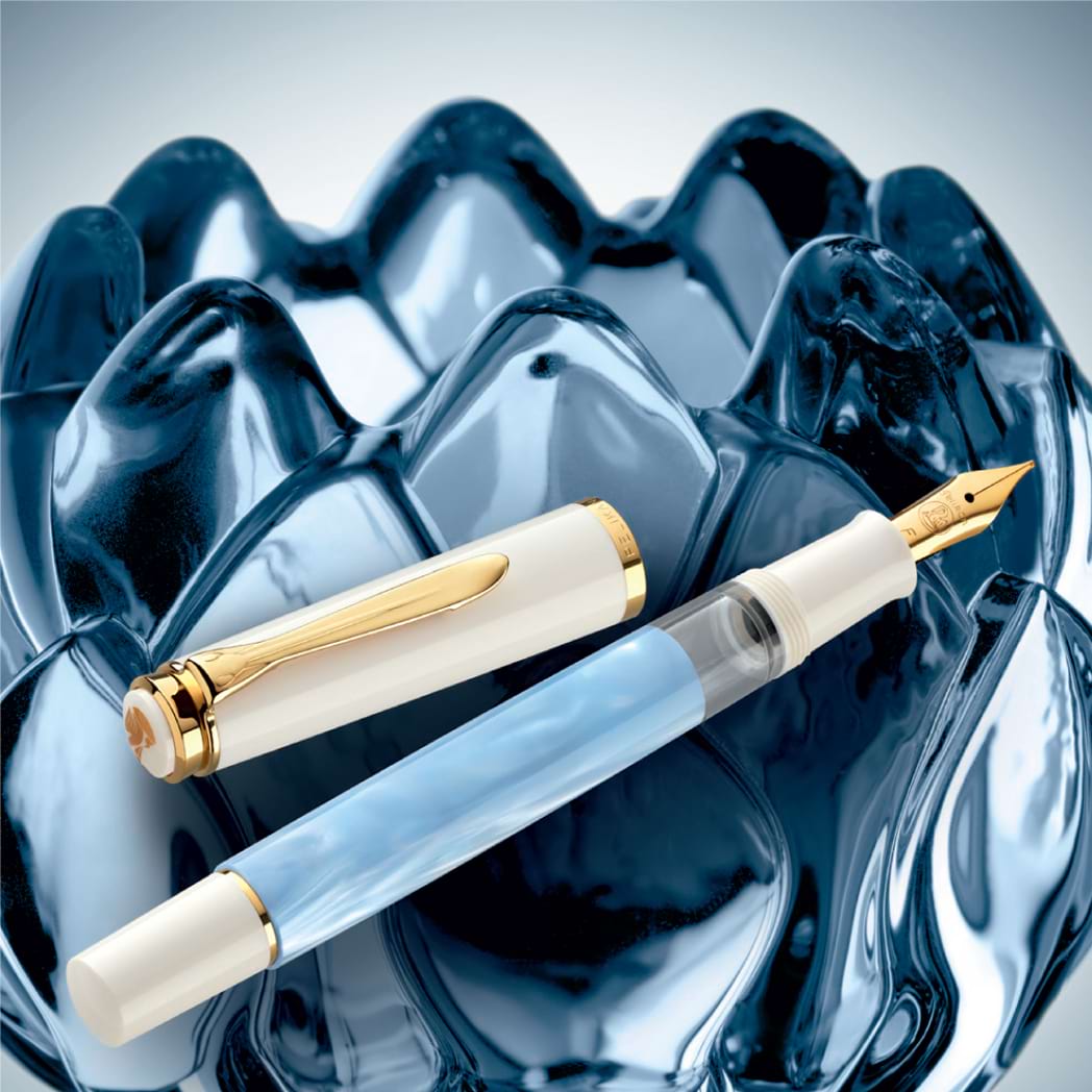 Pelikan Classic M200 Fountain Pen - Pastel Blue (Special Edition)-Pen Boutique Ltd