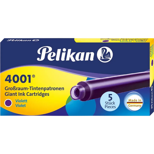 Pelikan Giant 4001 Violet - Ink Cartridges-Pen Boutique Ltd