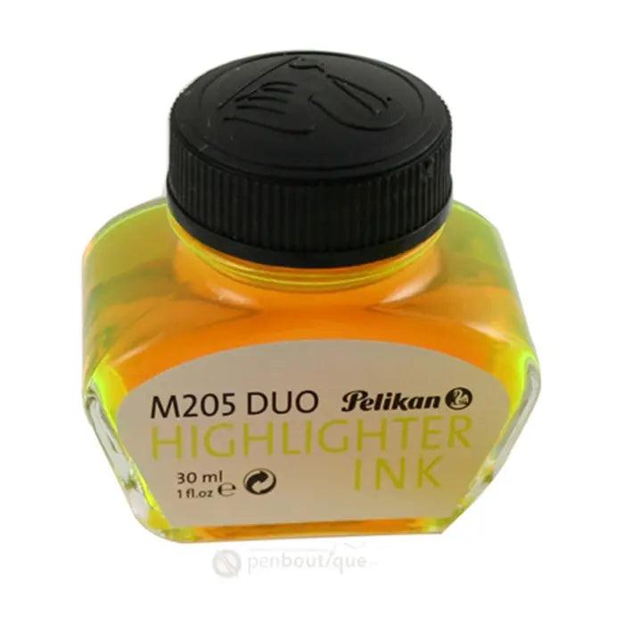 Pelikan Highlighter Ink Bottle - M205 Duo Yellow - Pen Boutique Ltd