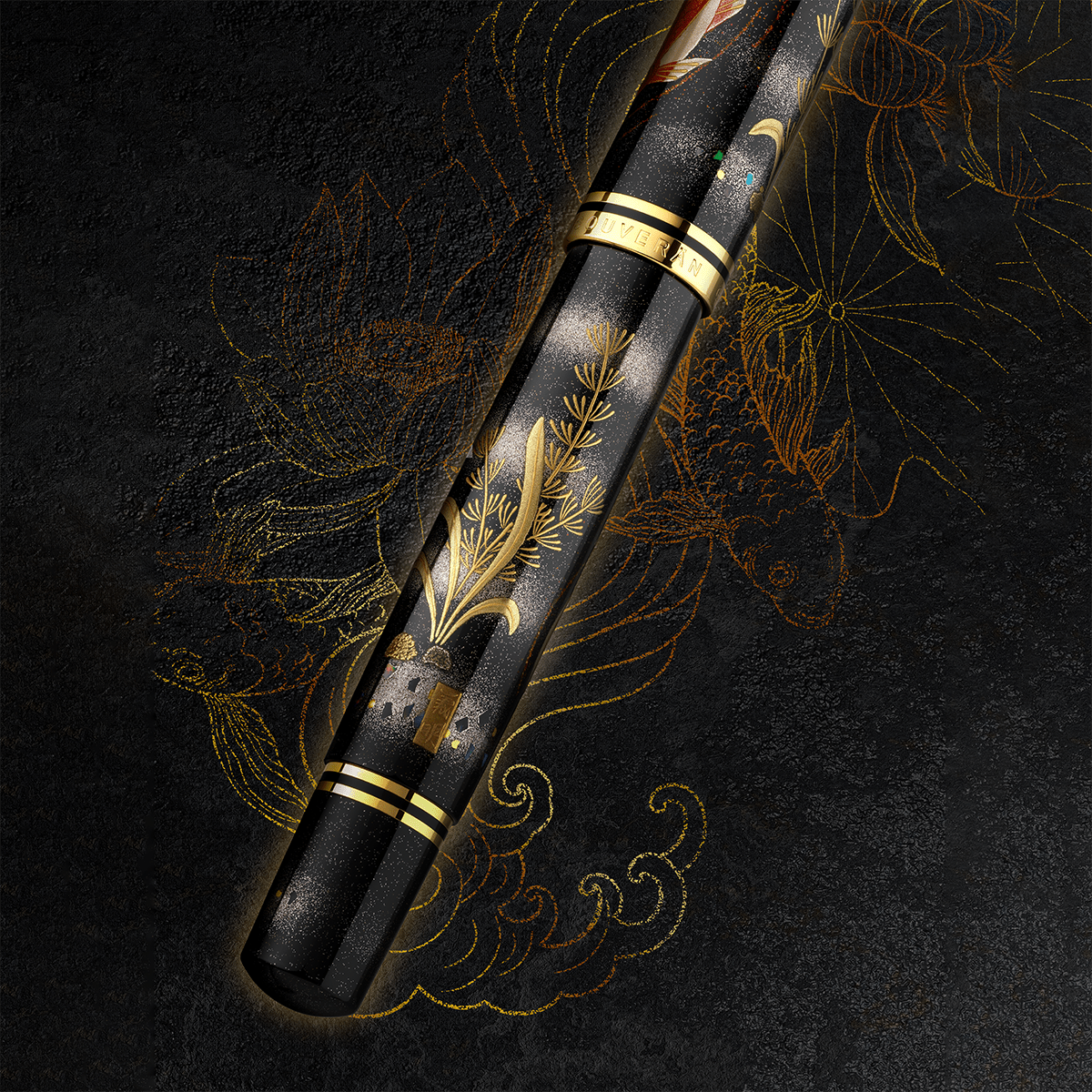 Pelikan M1000 Fountain Pen - Maki - e Goldfish (Limited Edition) - Pen Boutique Ltd