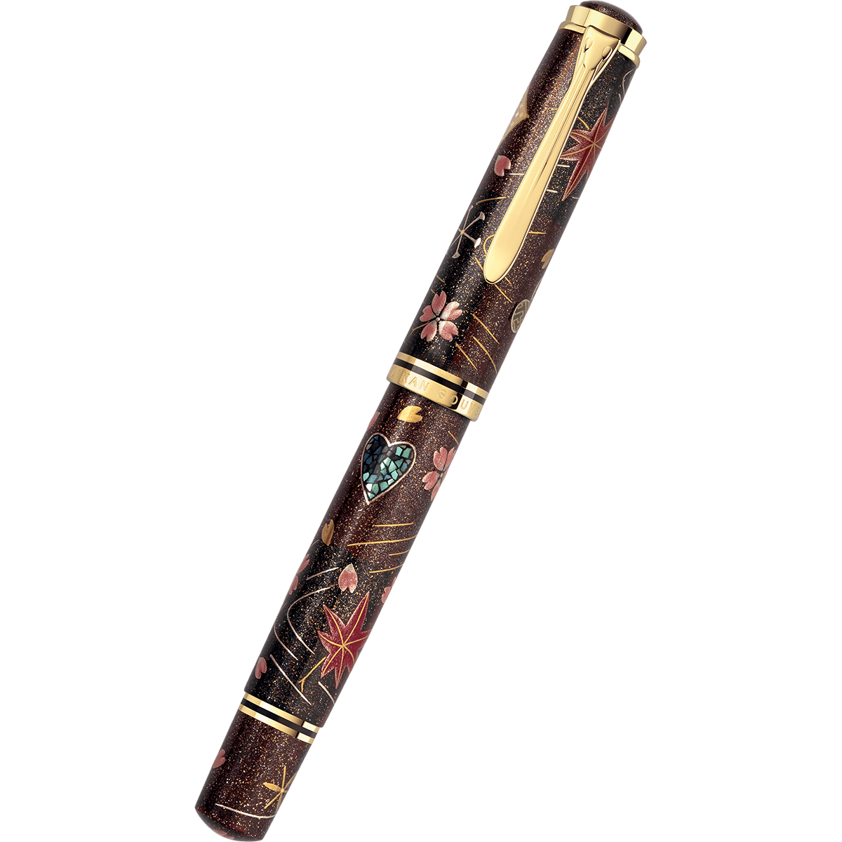 Pelikan Souveran M1000 Fountain Pen - Limited Edition - "Maki-e Four Seasons Lucky Charm"