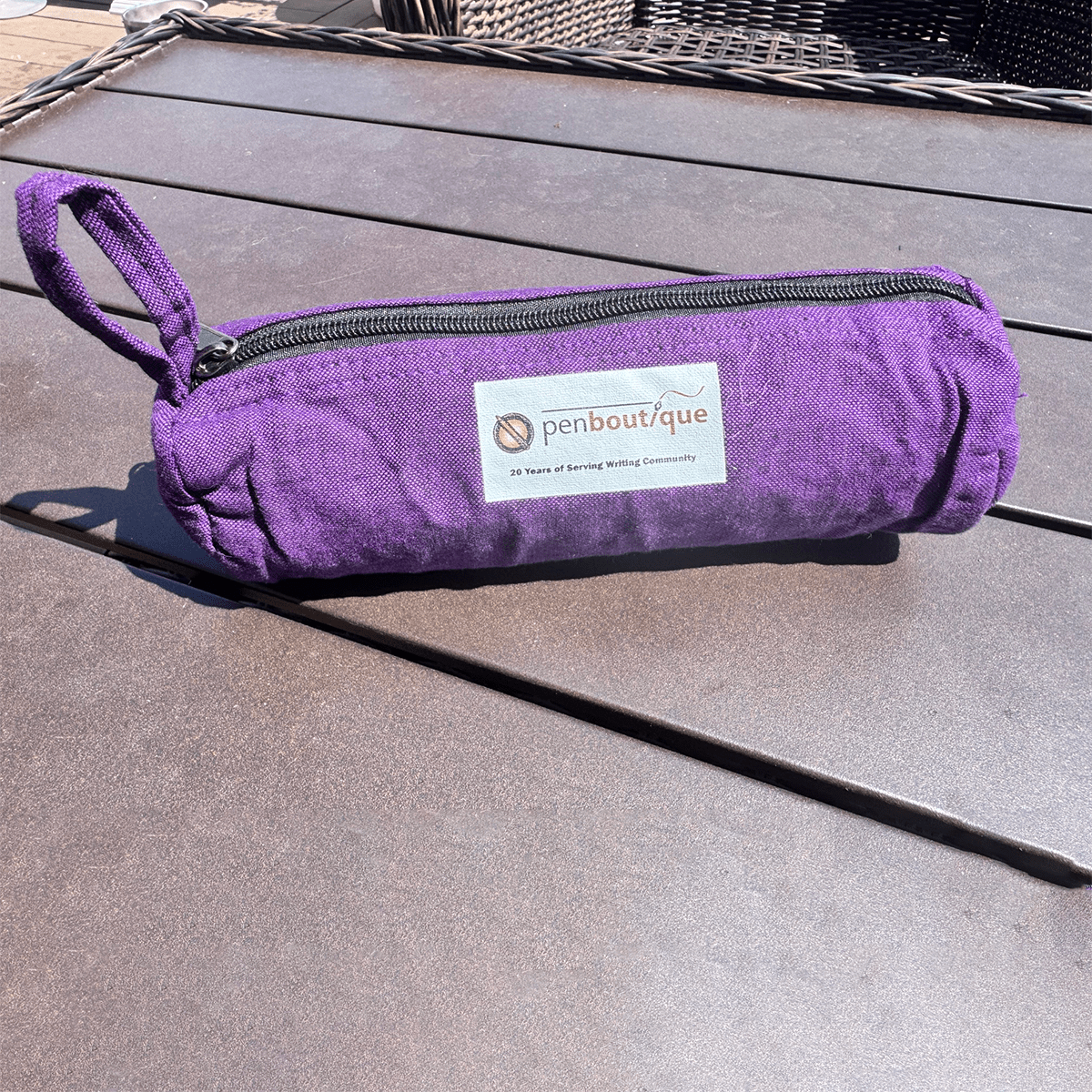 Pen Boutique Pencil Bag - Violet (Zipper Closure) - Handmade - Pen Boutique Ltd