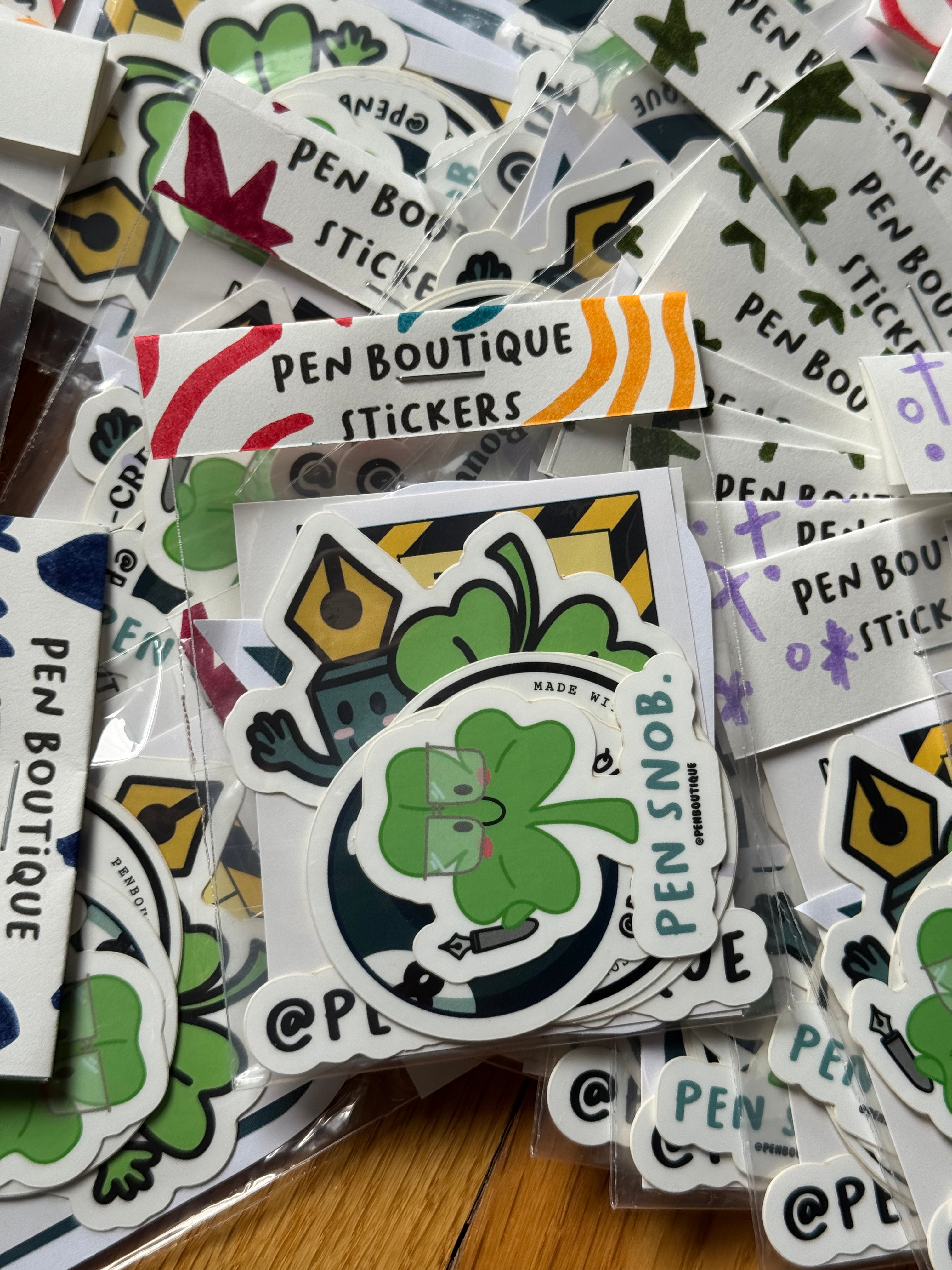 Pen Boutique Stickers - 8 Pack-Pen Boutique Ltd