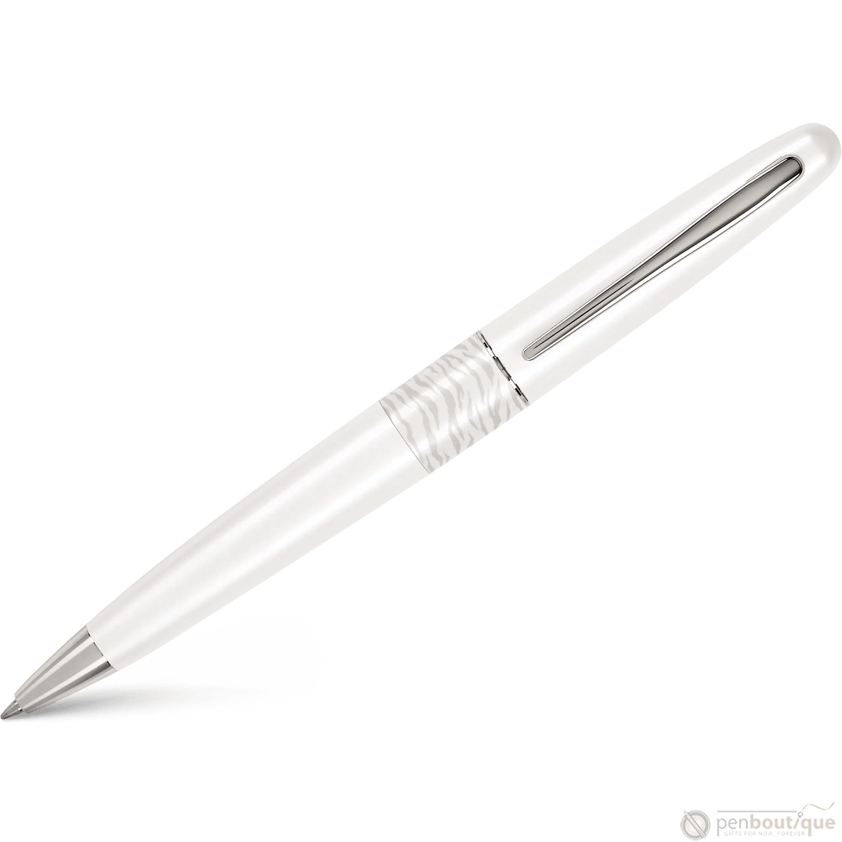 Pilot Ballpoint Pen - MR Collection - Animal - White Tiger - Pen Boutique Ltd