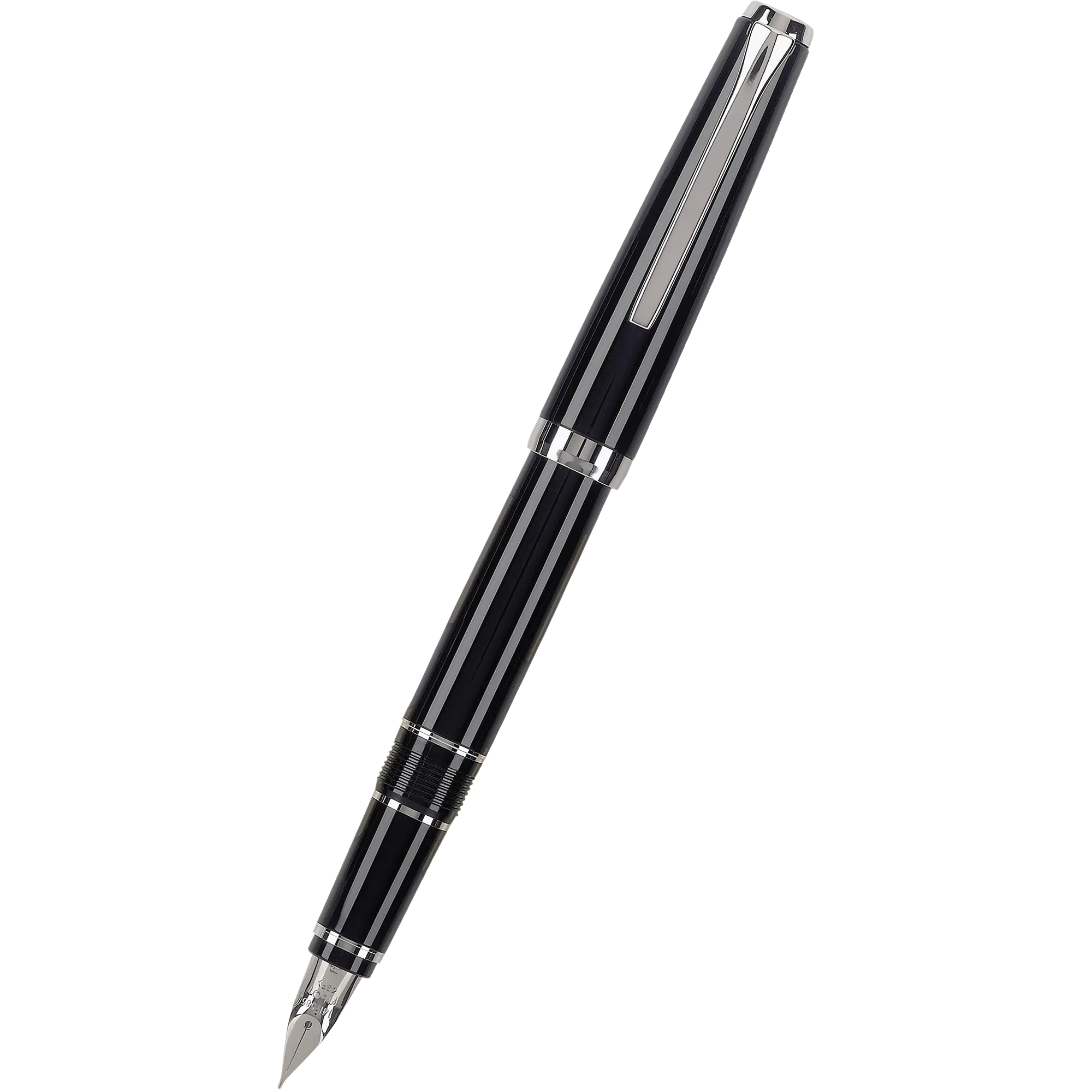 Pilot Falcon 2 Fountain Pen - Metal Black-Pen Boutique Ltd