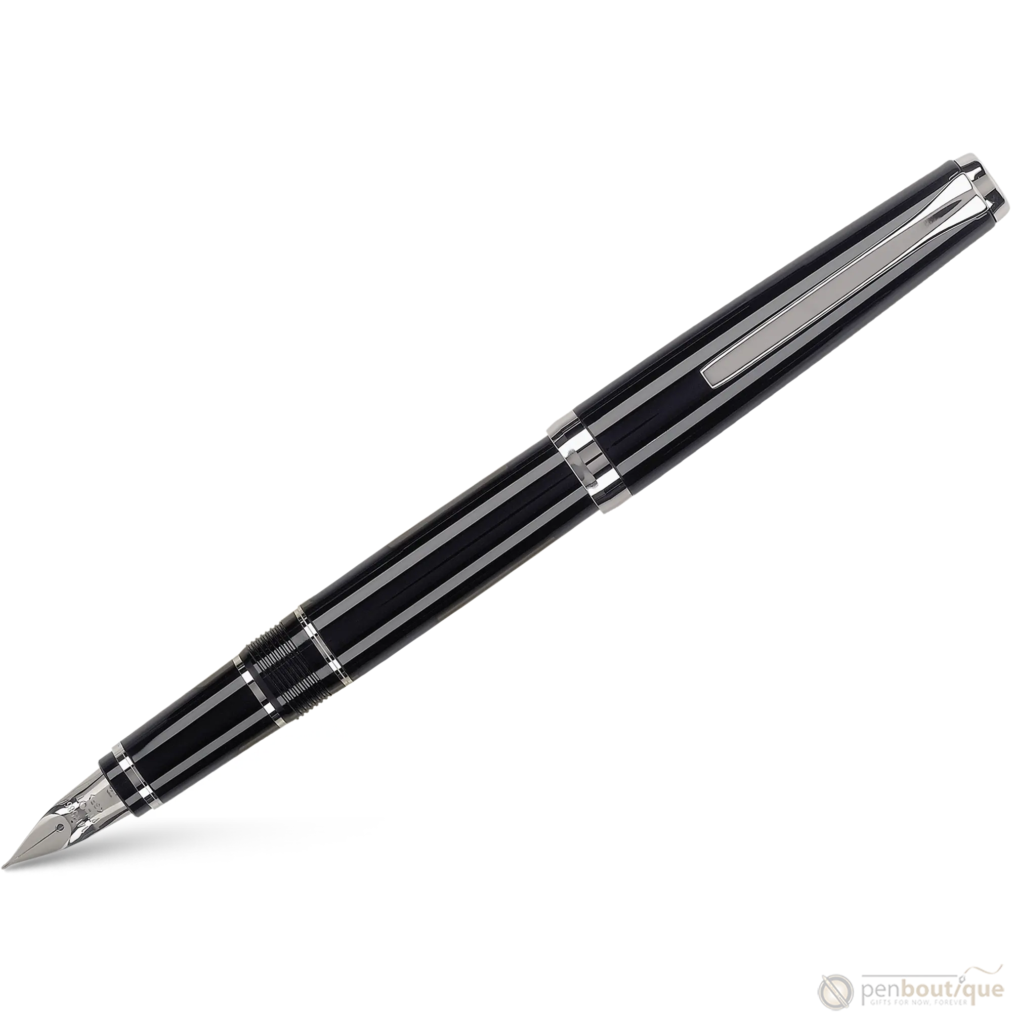 Pilot Falcon 2 Fountain Pen - Metal Black-Pen Boutique Ltd