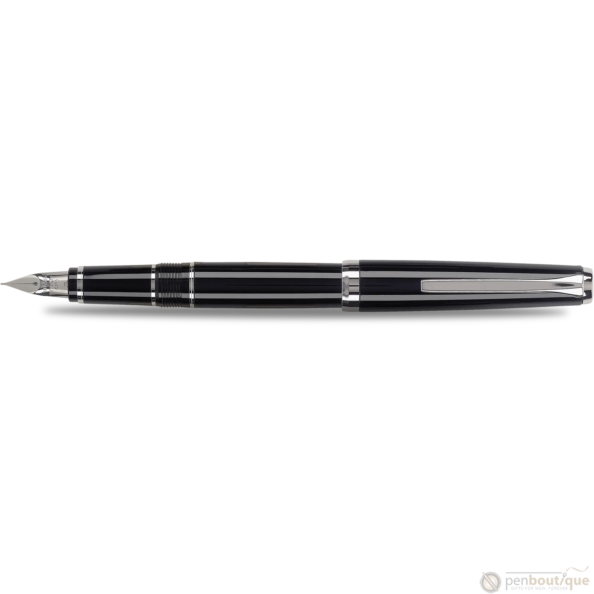 Pilot Falcon 2 Fountain Pen - Metal Black-Pen Boutique Ltd