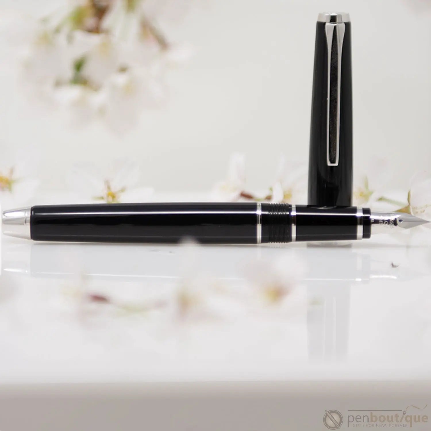 Pilot Falcon 2 Fountain Pen - Metal Black-Pen Boutique Ltd