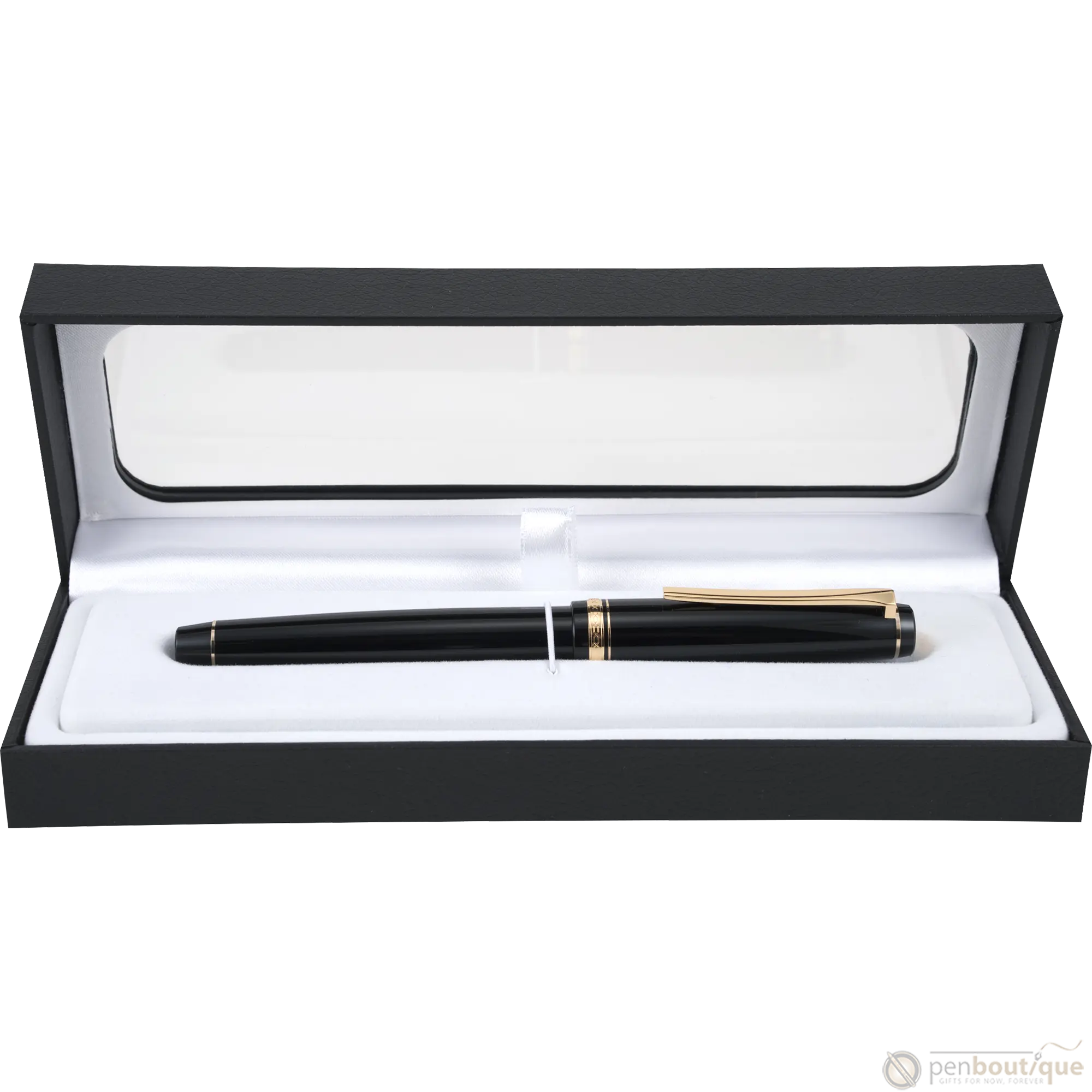 Pilot Falcon Fountain Pen - Black - Gold Trim-Pen Boutique Ltd