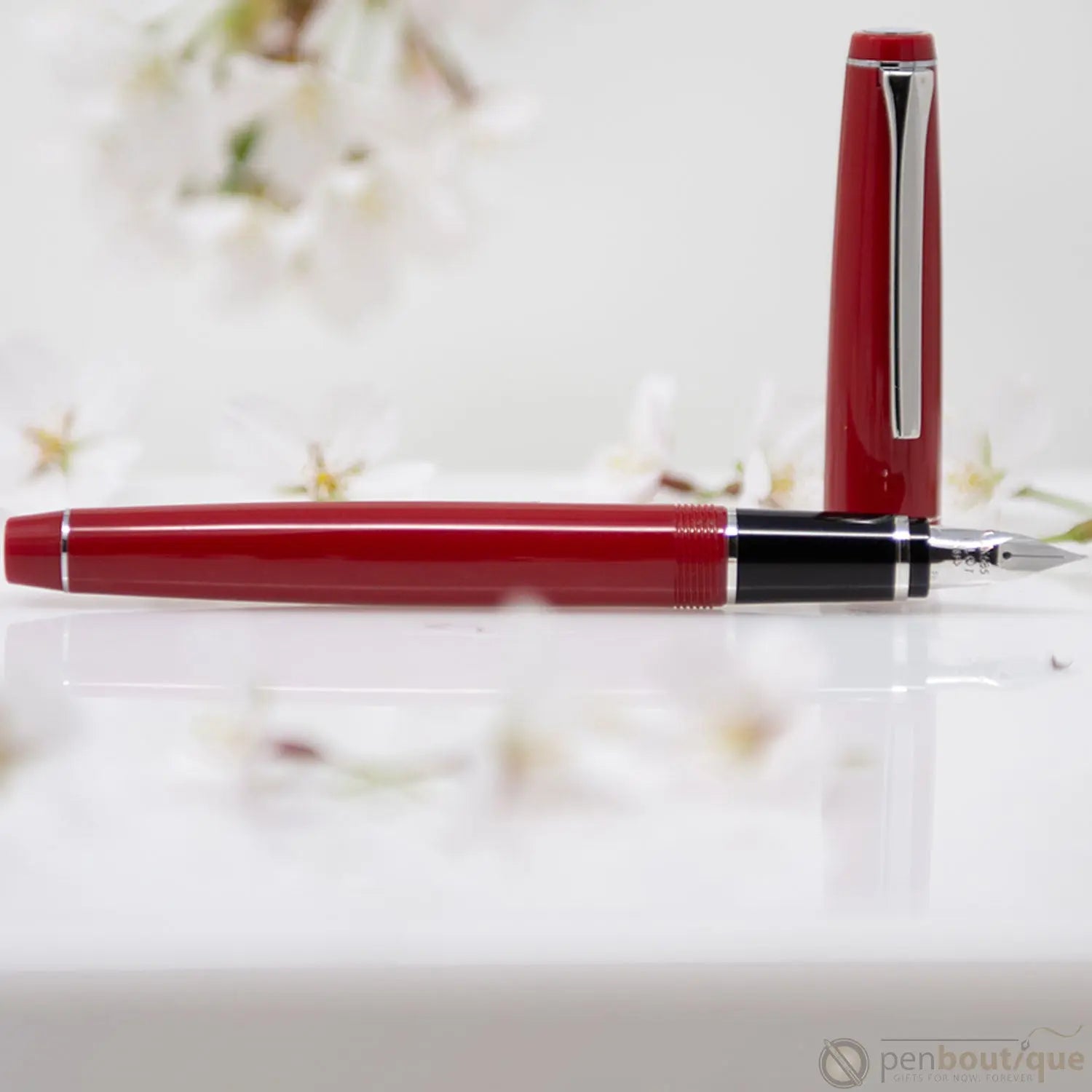 Pilot Falcon Fountain Pen - Red-Pen Boutique Ltd