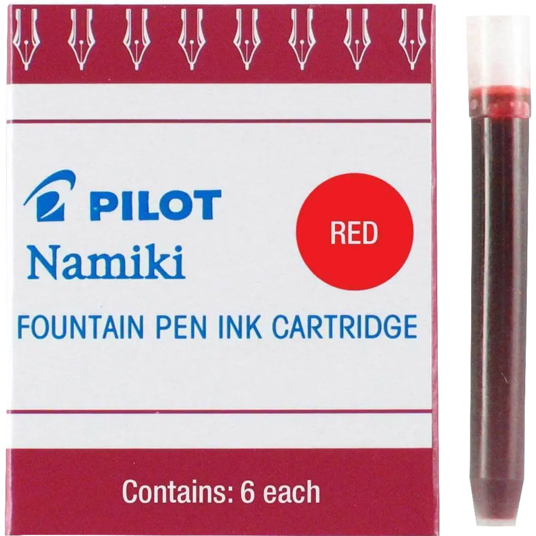 Pilot Fountain Pen Ink Cartridges - Red-Pen Boutique Ltd