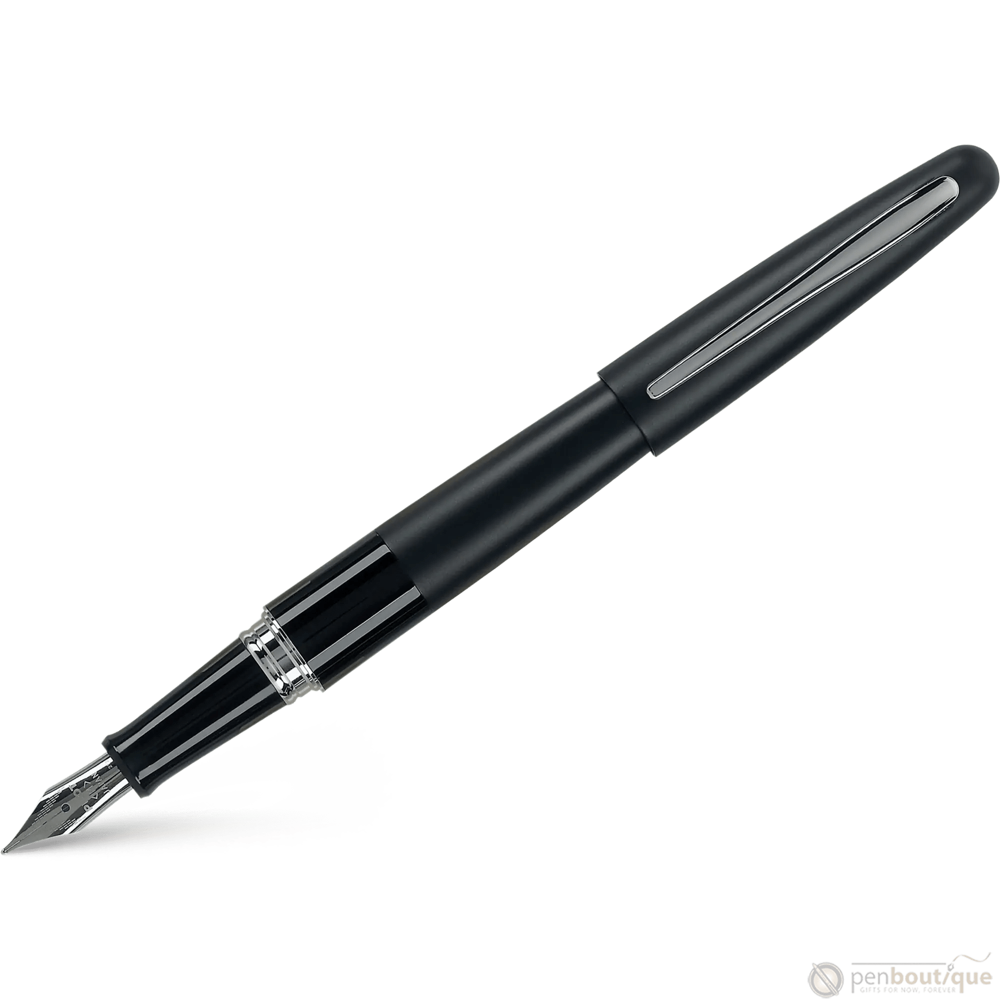 Pilot Fountain Pen - MR Collection - Plain Black - Pen Boutique Ltd