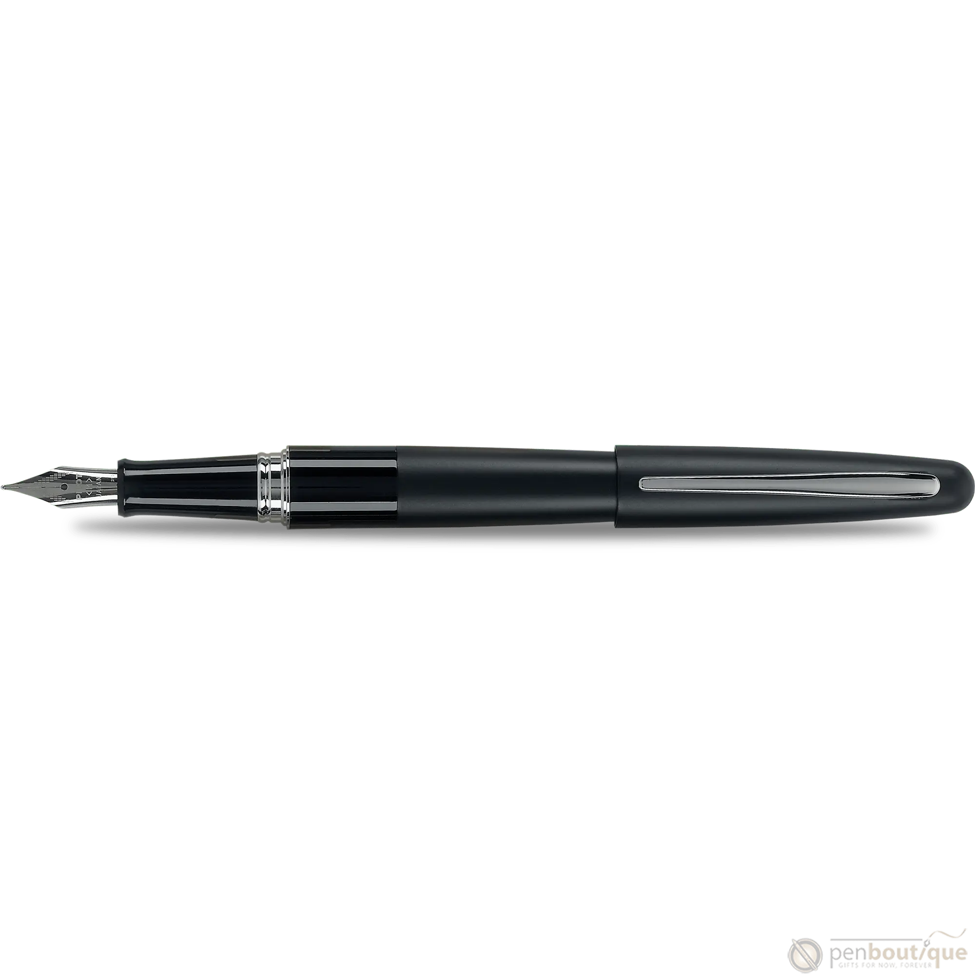 Pilot Fountain Pen - MR Collection - Plain Black-Pen Boutique Ltd