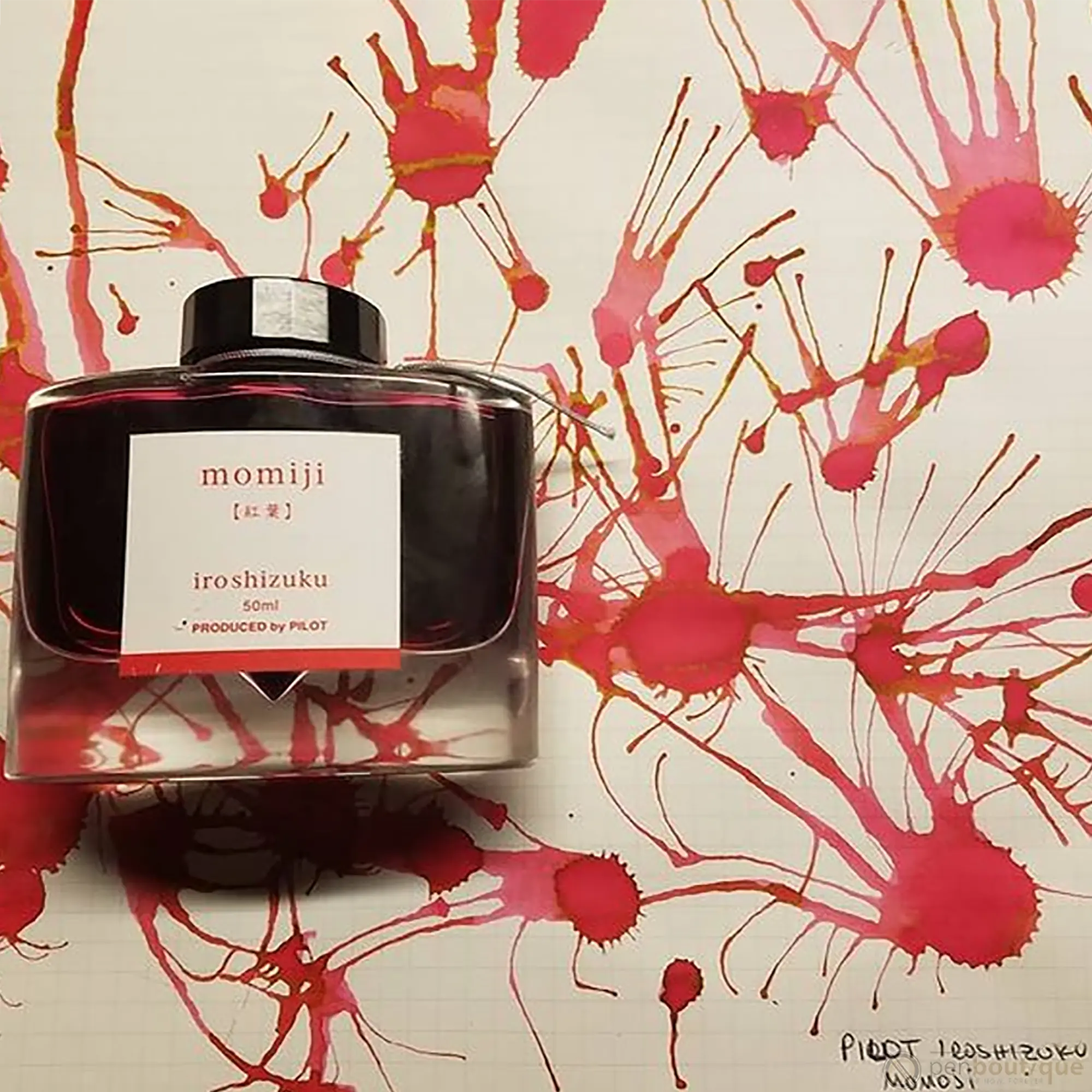 Pilot Iroshizuku Autumn Leaves (Momiji) Fountain Pen Ink Bottle-Pen Boutique Ltd