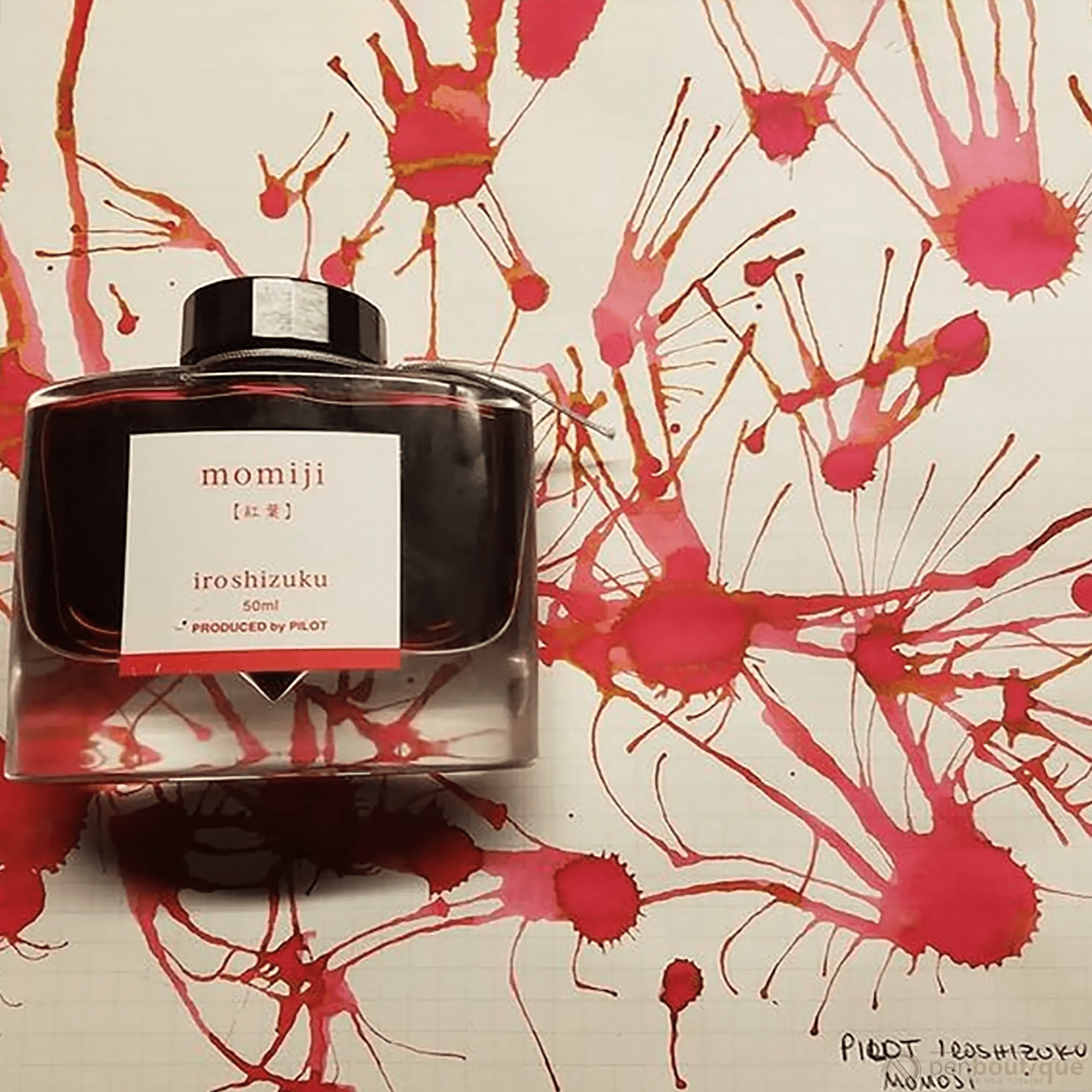 Pilot Iroshizuku Autumn Leaves (Momiji) Fountain Pen Ink Bottle - Pen Boutique Ltd
