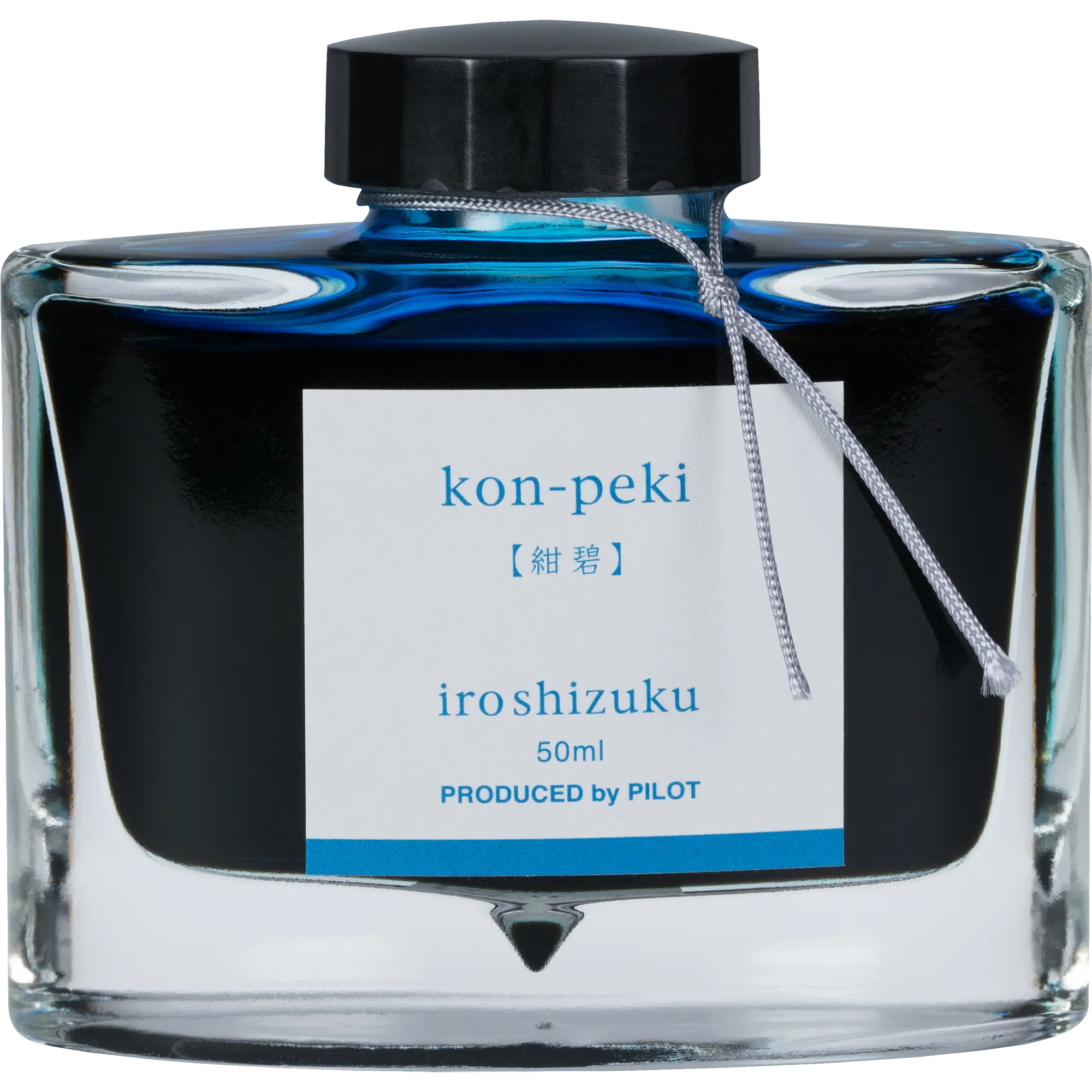 Pilot Iroshizuku Deep Cerulean Blue (Kon-peki) Fountain Pen Ink Bottle-Pen Boutique Ltd