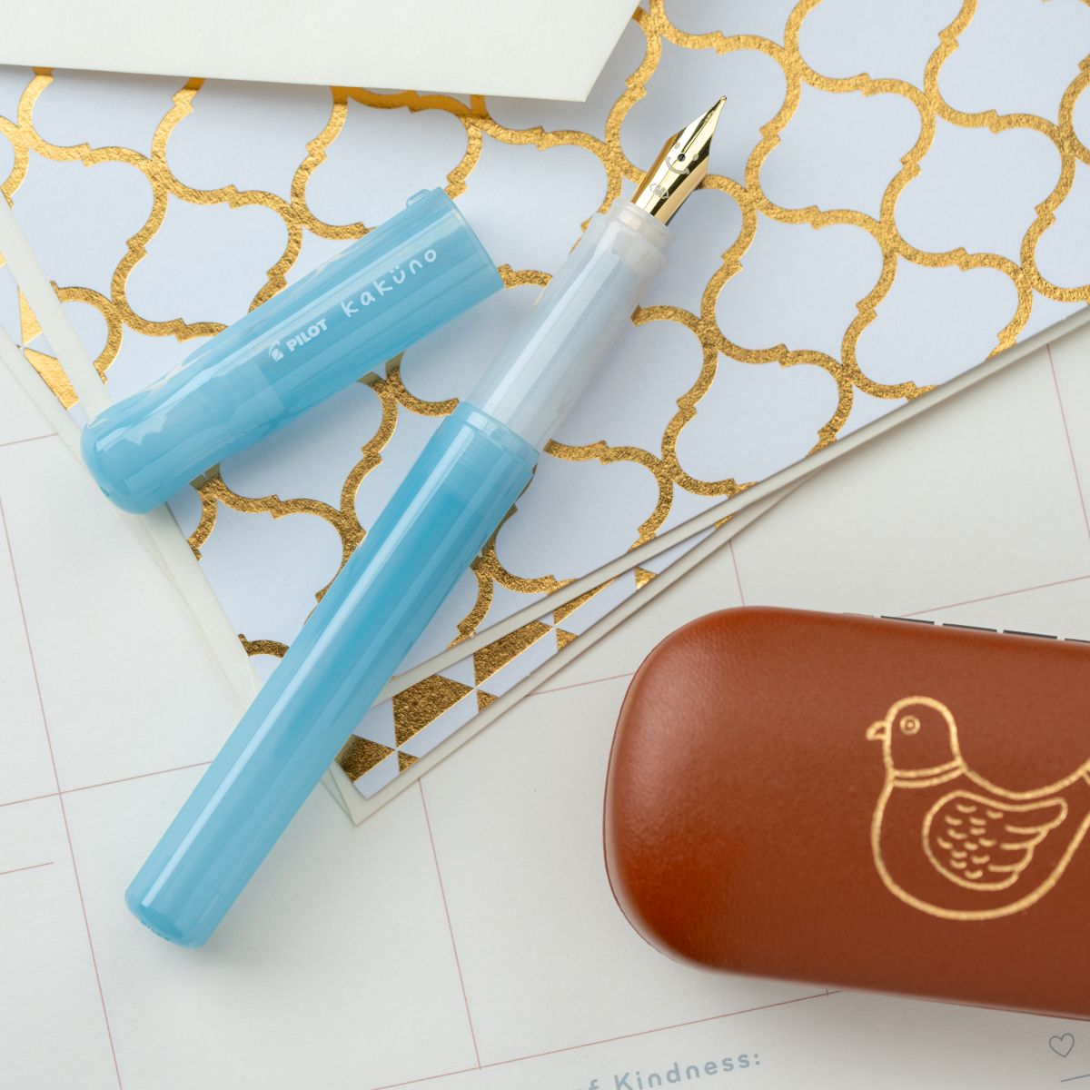 Pilot Kakuno Fountain Pen - Azure Sky-Pen Boutique Ltd