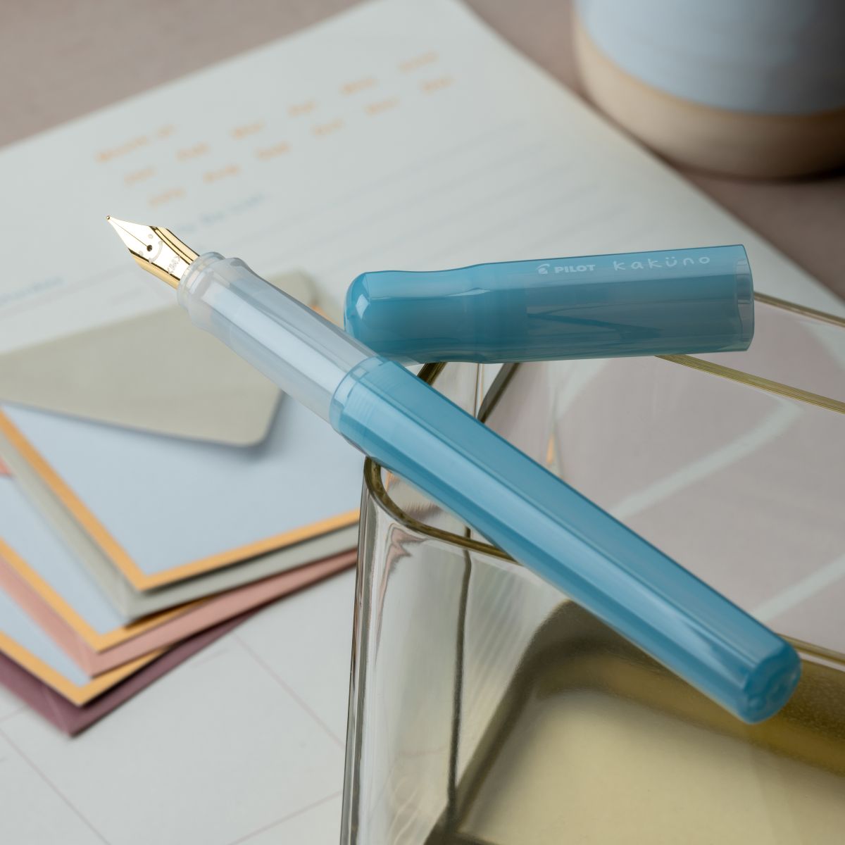 Pilot Kakuno Fountain Pen - Azure Sky-Pen Boutique Ltd