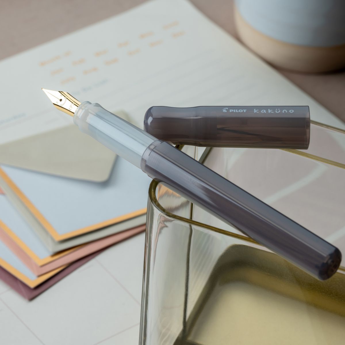 Pilot Kakuno Fountain Pen - Nimbus Gray-Pen Boutique Ltd