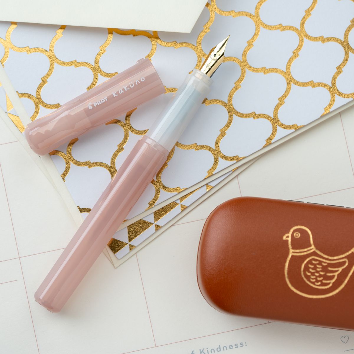 Pilot Kakuno Fountain Pen - Rosy Dusk-Pen Boutique Ltd