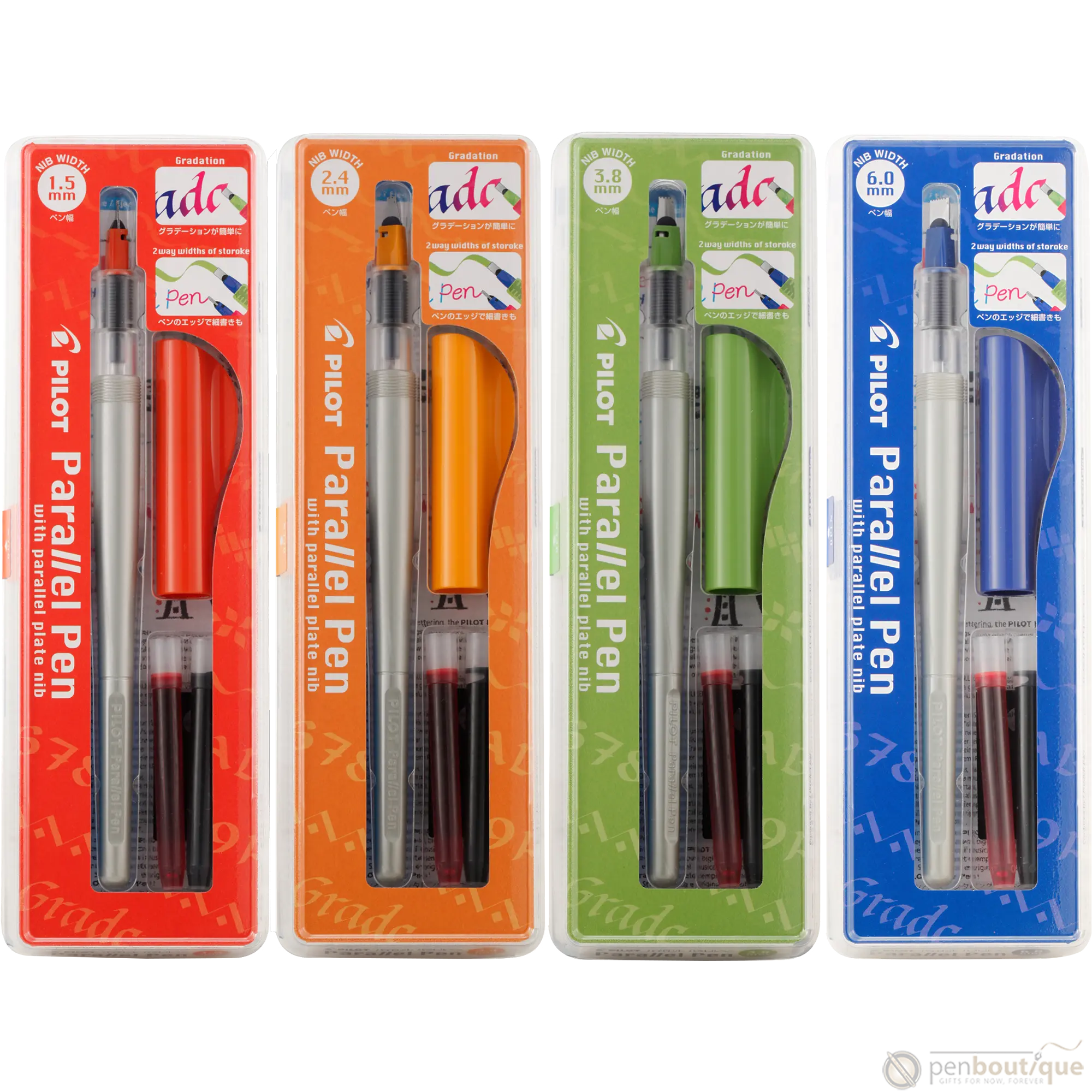 Pilot Parallel Fountain Pen - 2.4mm-Pen Boutique Ltd