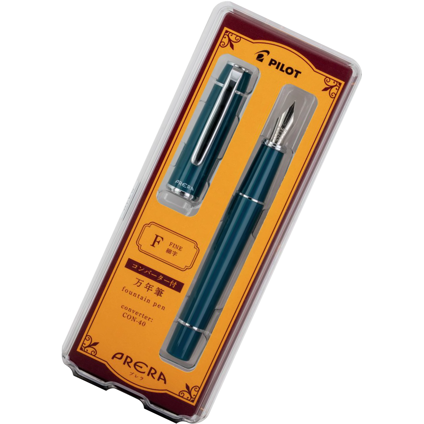 Pilot Prera Fountain Pen - Teal-Pen Boutique Ltd
