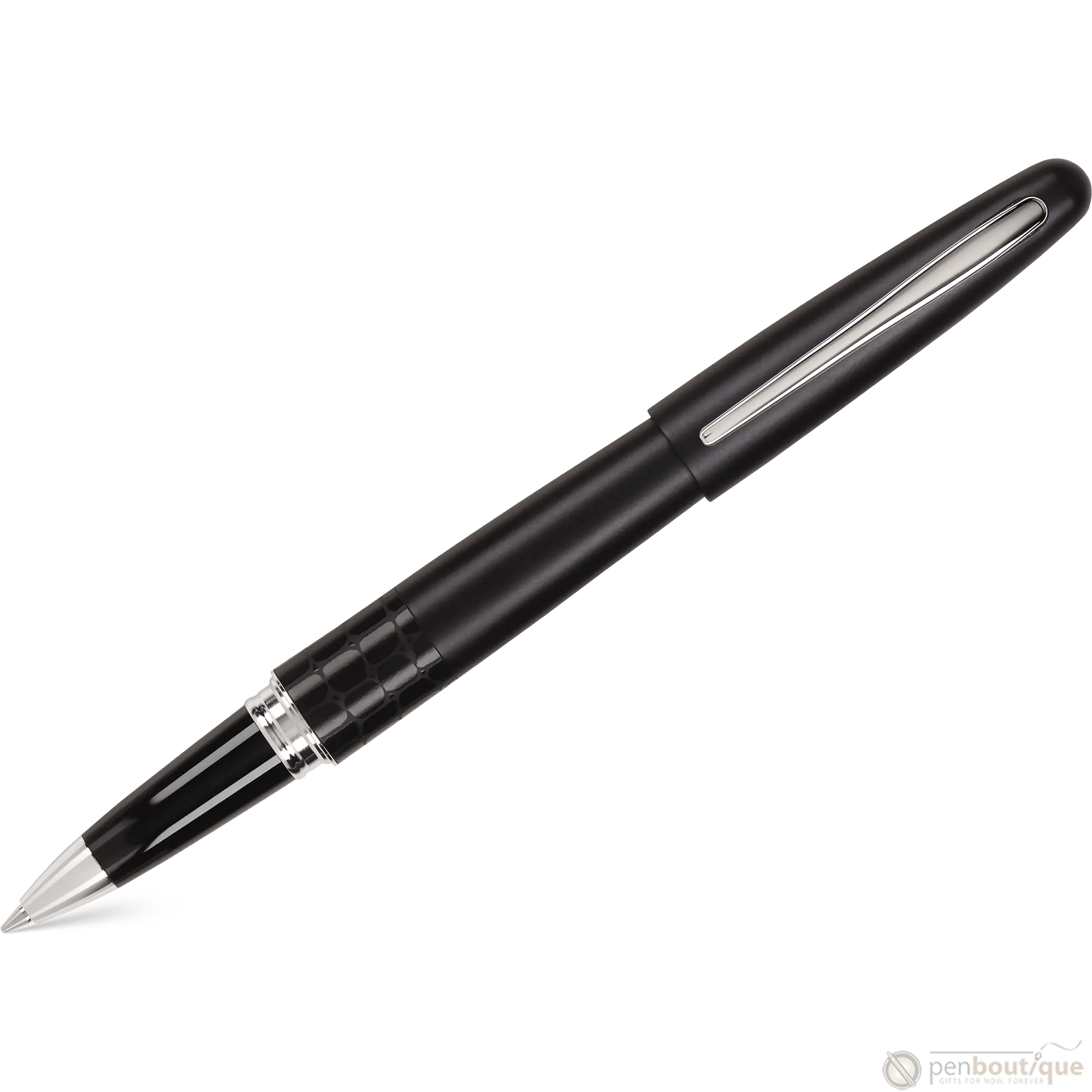 Pilot Rollerball Pen - MR Collection - Animal - Matte Black Crocodile - Pen Boutique Ltd