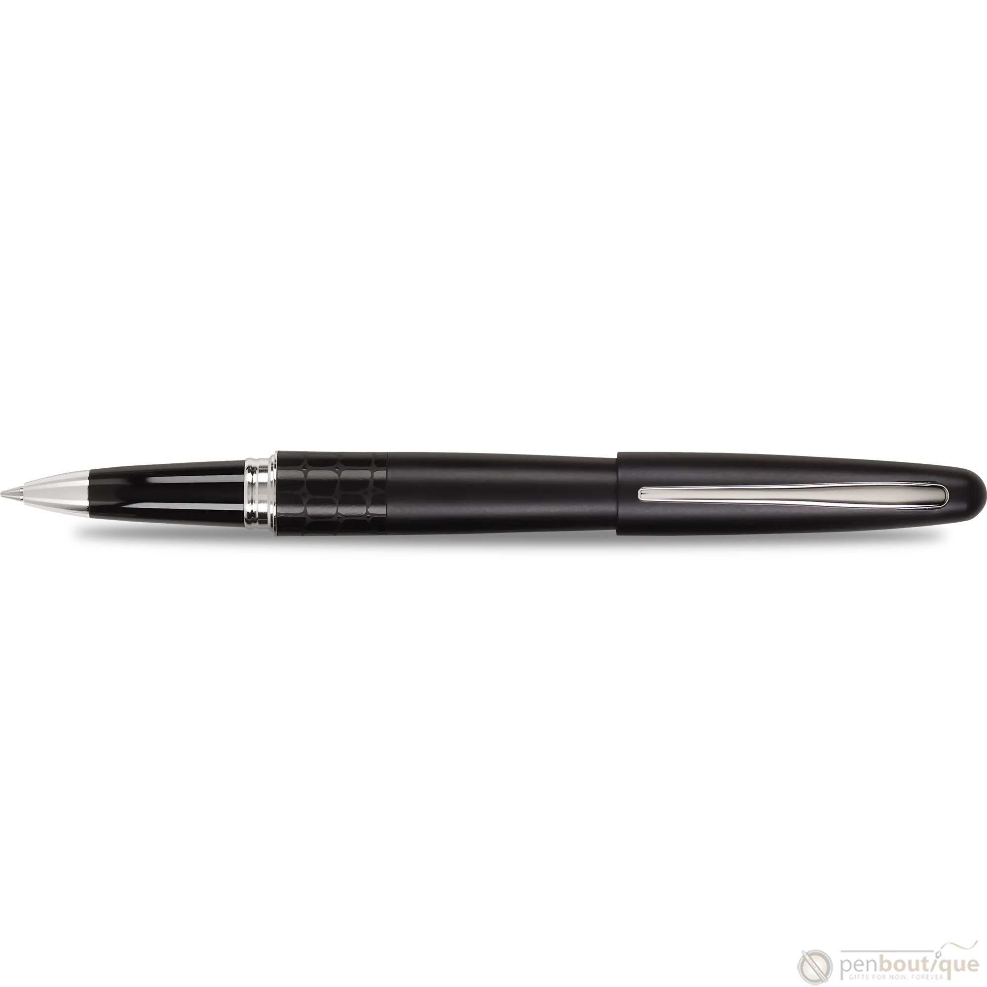 Pilot Rollerball Pen - MR Collection - Animal - Matte Black Crocodile-Pen Boutique Ltd