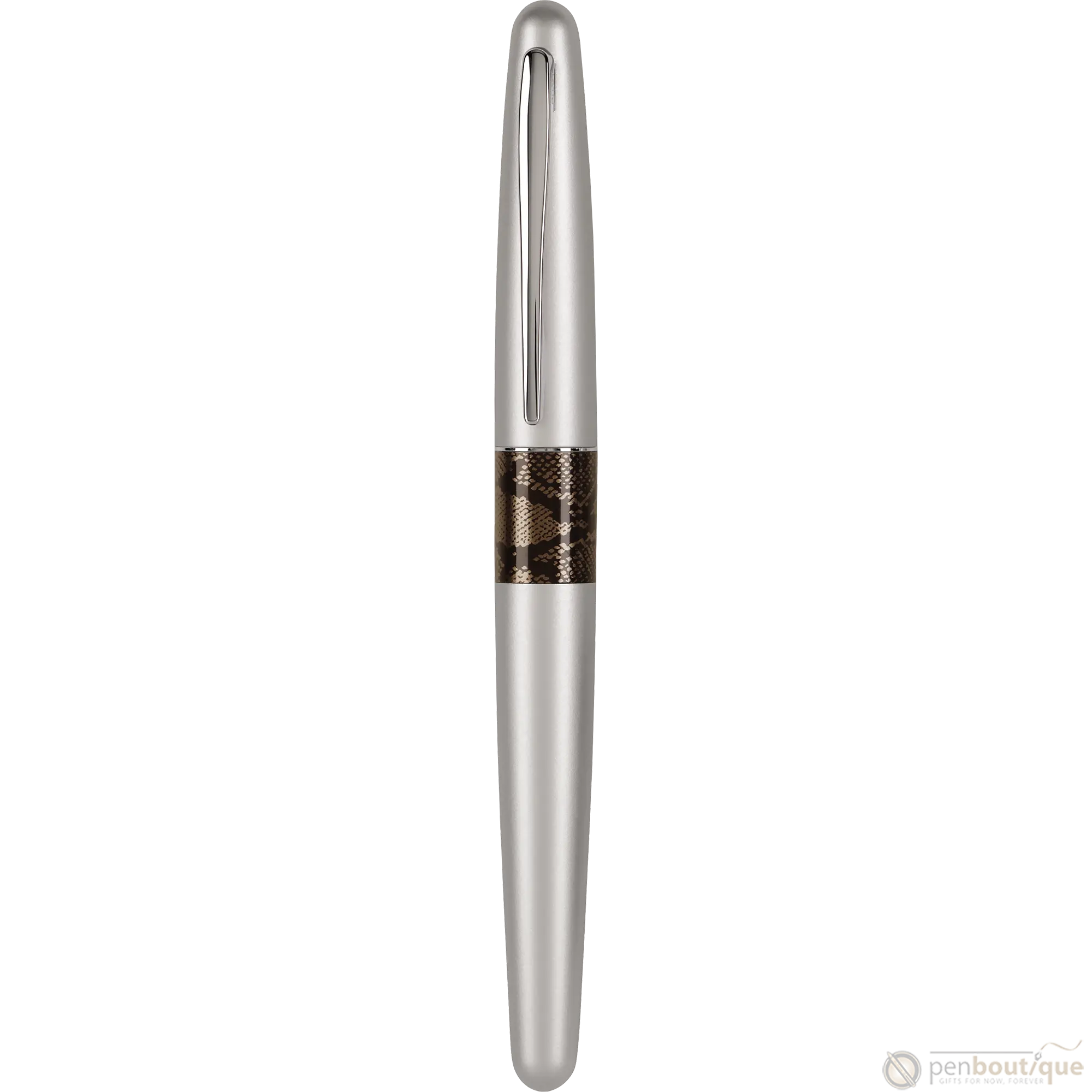 Pilot Rollerball Pen - MR Collection - Animal - Matte Silver Python-Pen Boutique Ltd