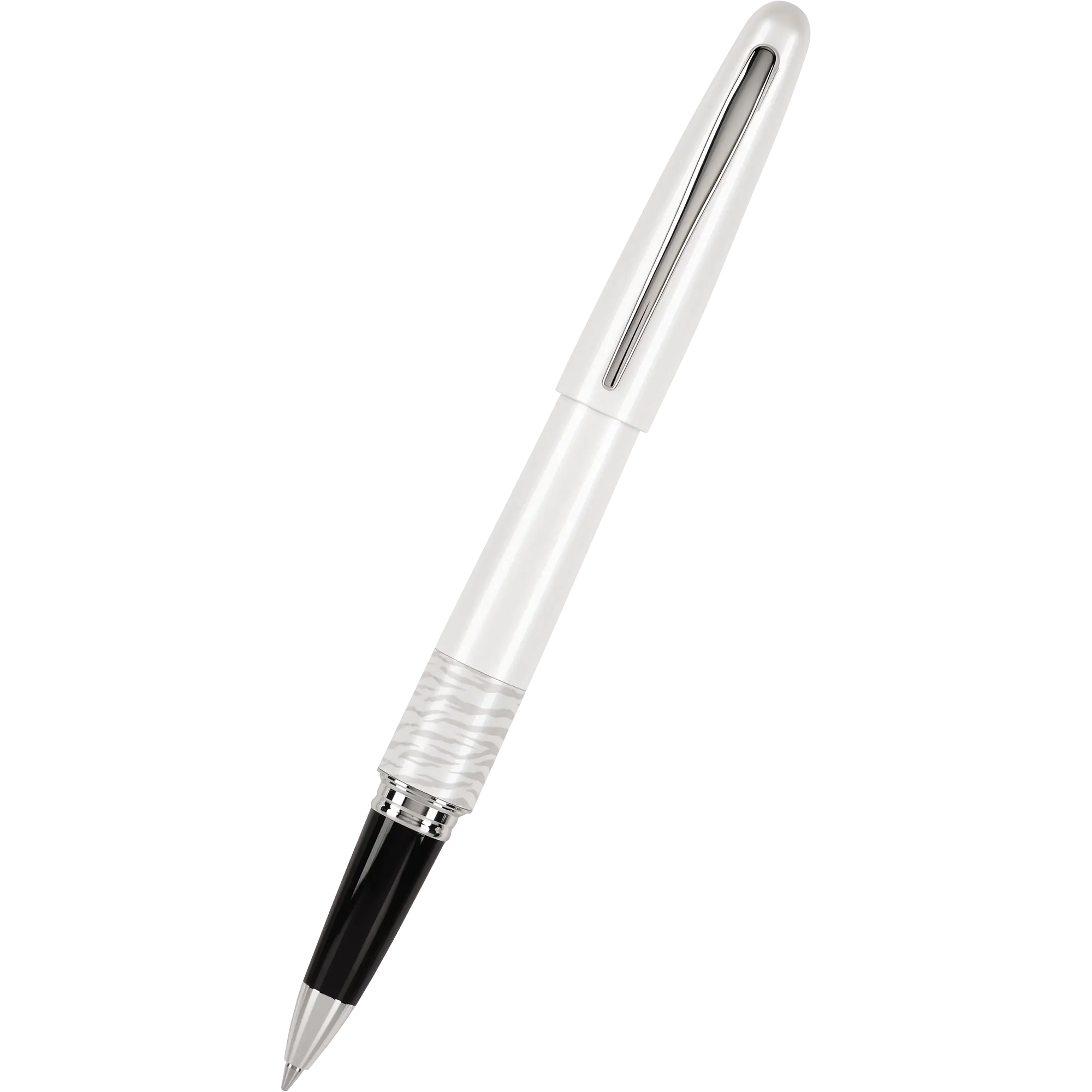 Pilot Rollerball Pen - MR Collection - Animal - Matte White Tiger-Pen Boutique Ltd