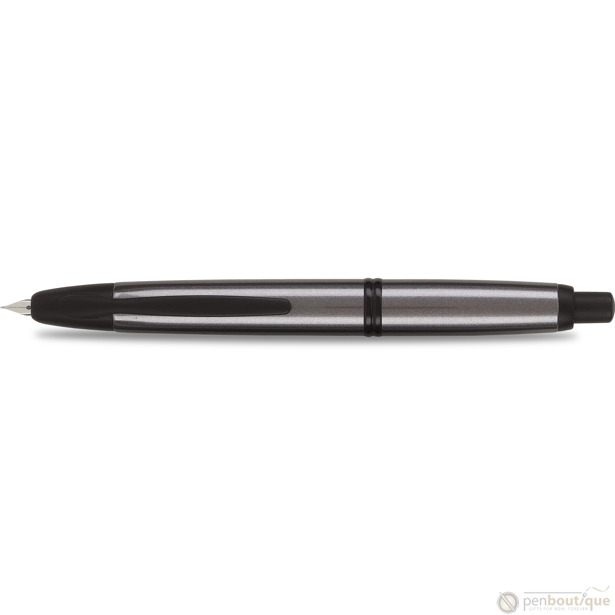 Pilot Vanishing Point Fountain Pen - Gunmetal Gray - Matte Black Trim-Pen Boutique Ltd