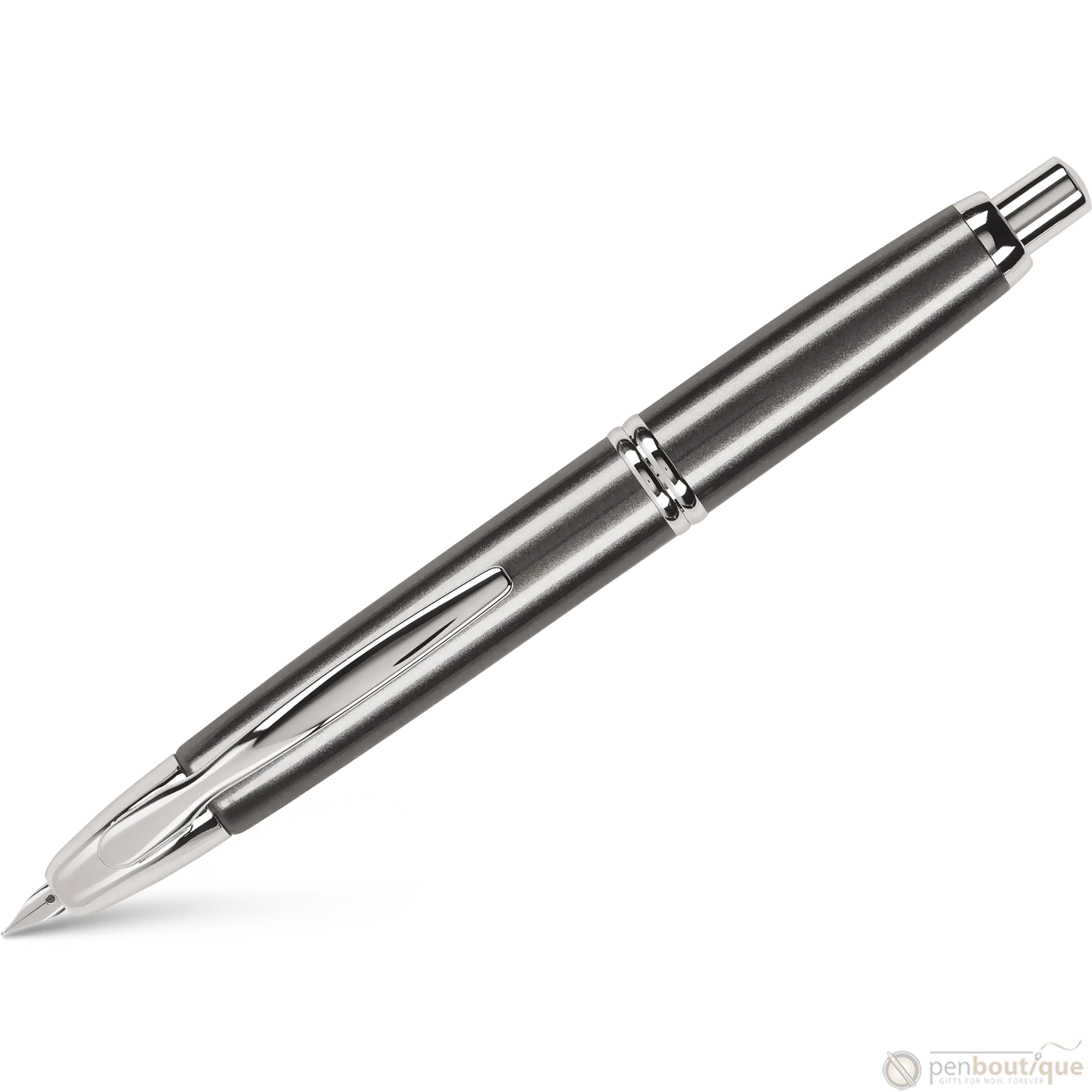 Pilot Vanishing Point Fountain Pen - Gunmetal Gray-Pen Boutique Ltd