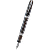 Pineider La Grande Belleza Ancient Materials Fountain Pen - Carrara Brown - Palladium Trim-Pen Boutique Ltd