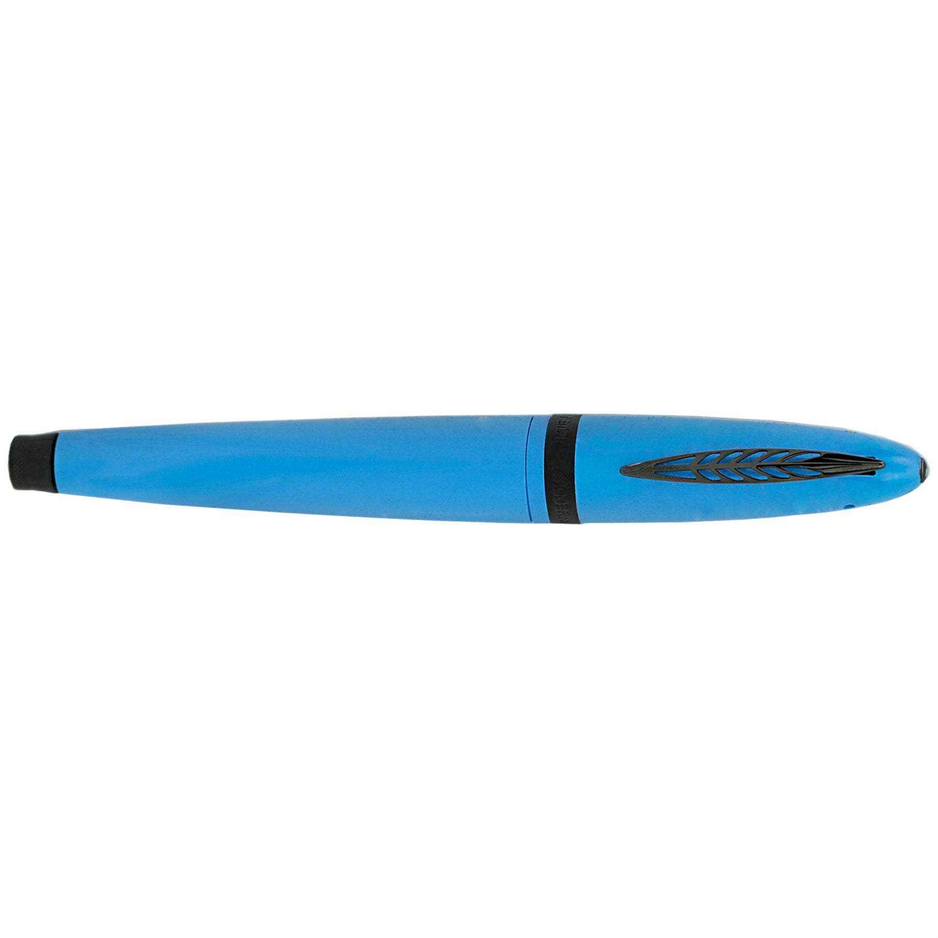 Pineider Modern Times Fountain Pen - France Racing Blue - Black Trim-Pen Boutique Ltd
