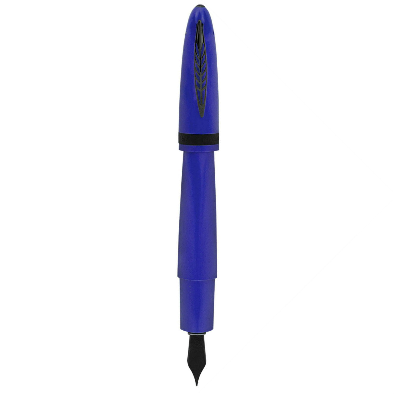 Pineider Modern Times Fountain Pen - Ocean Blue - Black Trim-Pen Boutique Ltd
