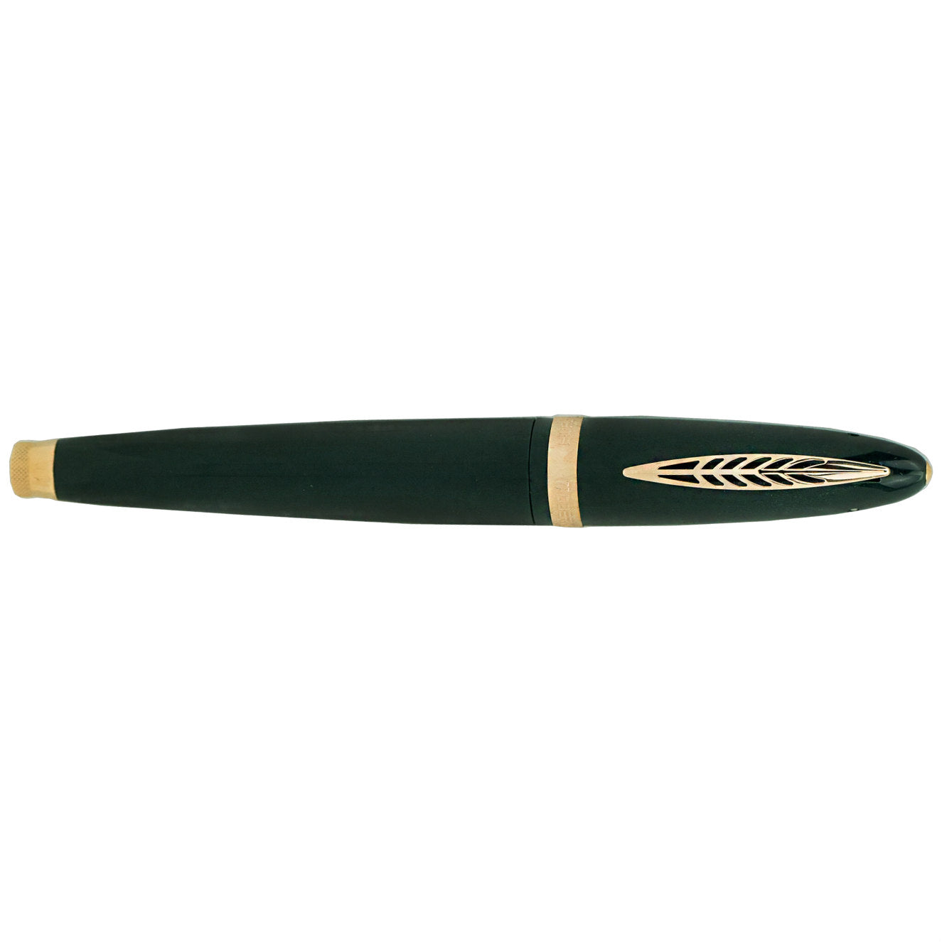 Pineider Modern Times Rollerball Pen - British Racing Green - Rose Gold Trim-Pen Boutique Ltd