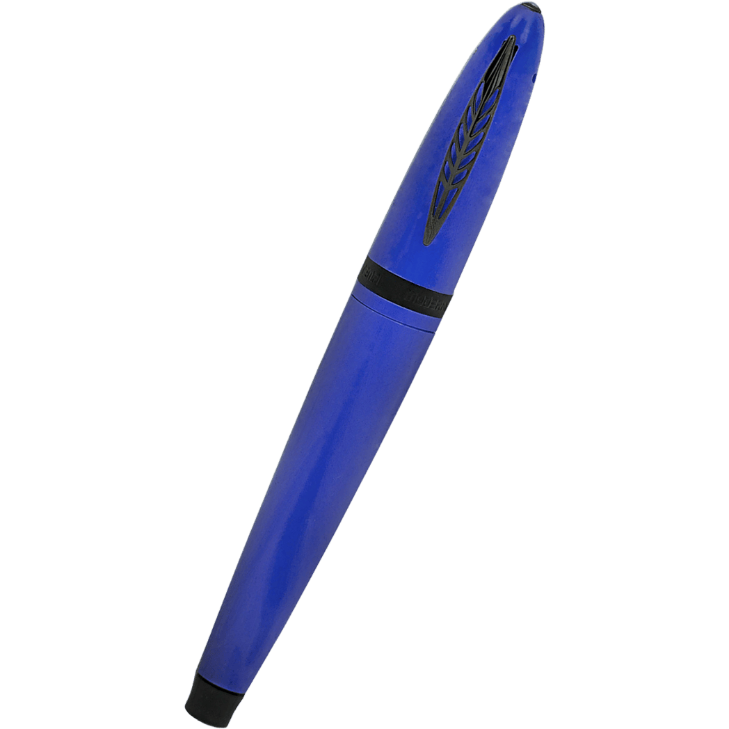 Pineider Modern Times Fountain Pen - Ocean Blue - Black Trim-Pen Boutique Ltd