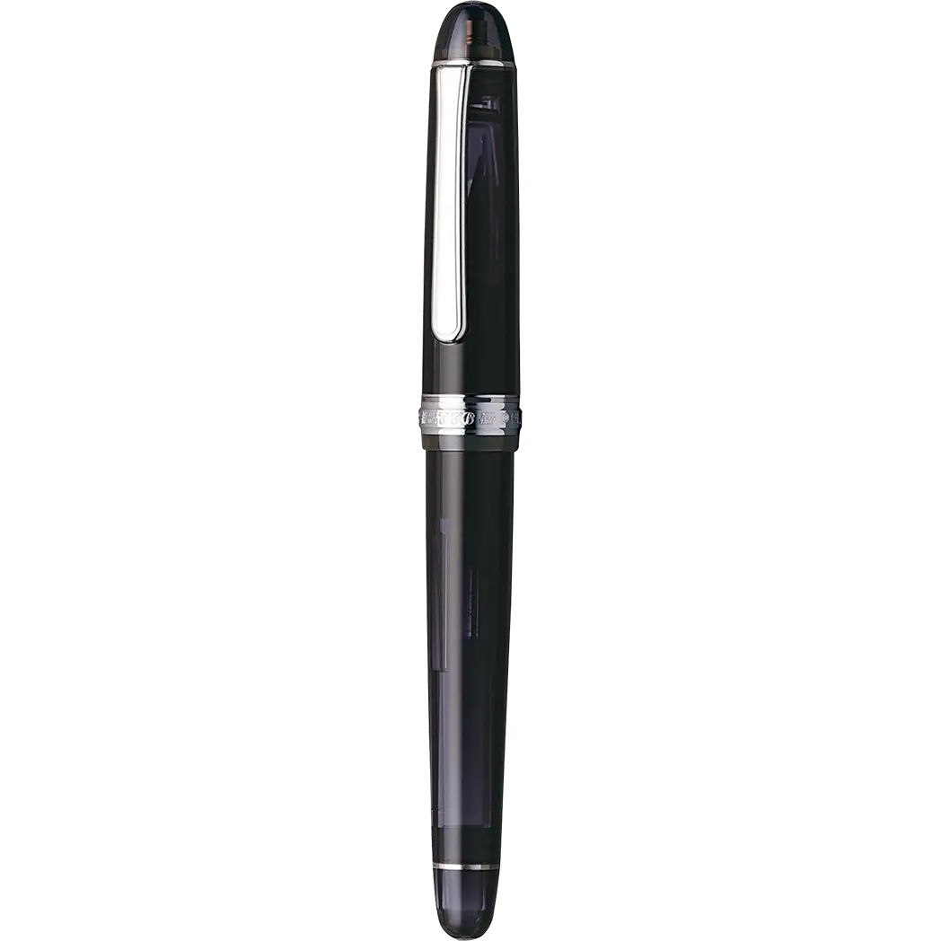 Platinum 3776 Century Black Diamond Fountain Pen with Rhodium Trim-Pen Boutique Ltd