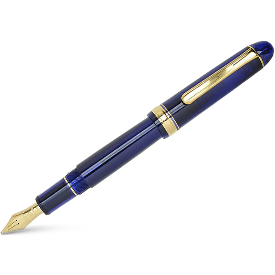 Platinum 3776 Century Chartres Blue Music Nib Fountain Pen-Pen Boutique Ltd