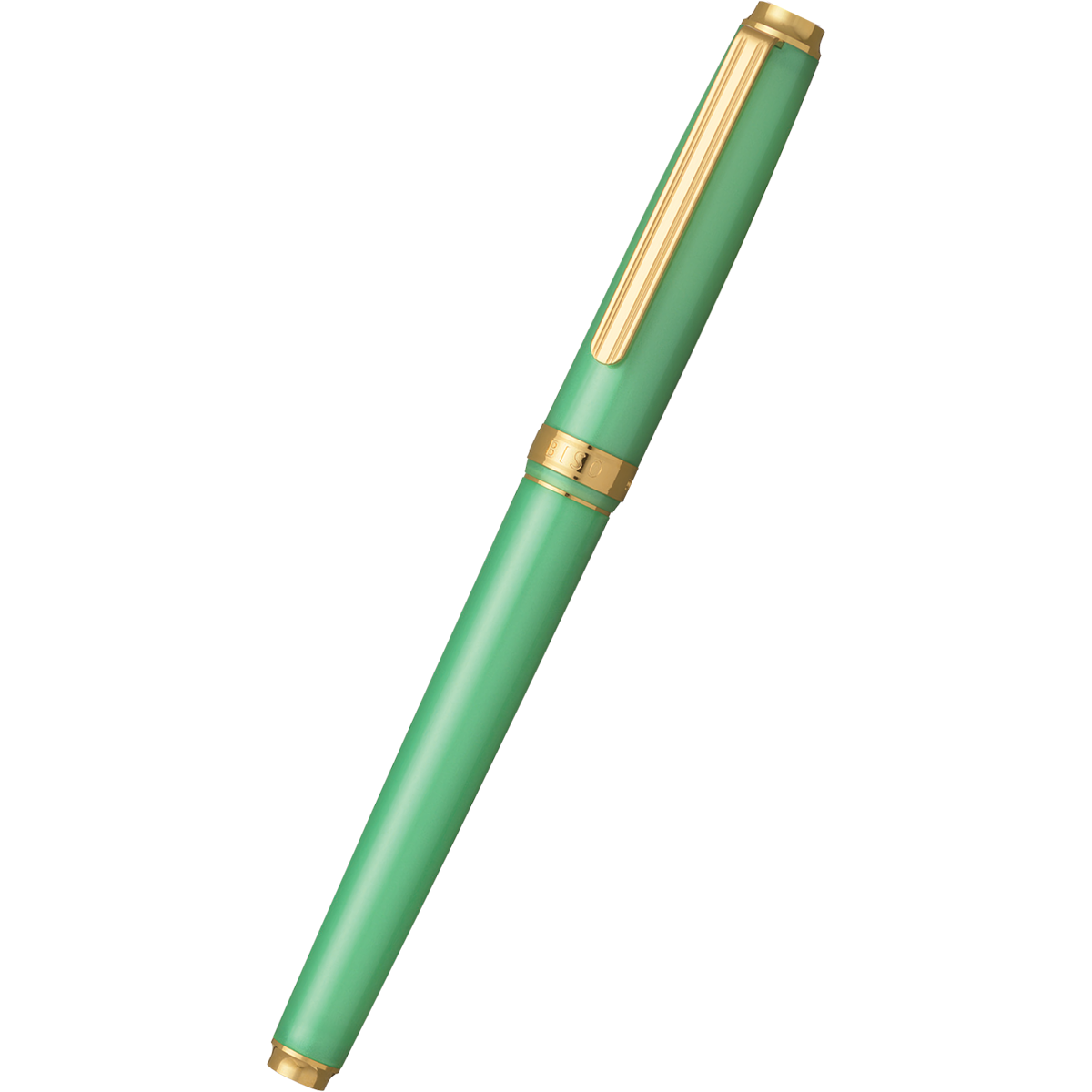Platinum BISO Fountain Pen - Sparkle Mint Green (Limited Edition)-Pen Boutique Ltd