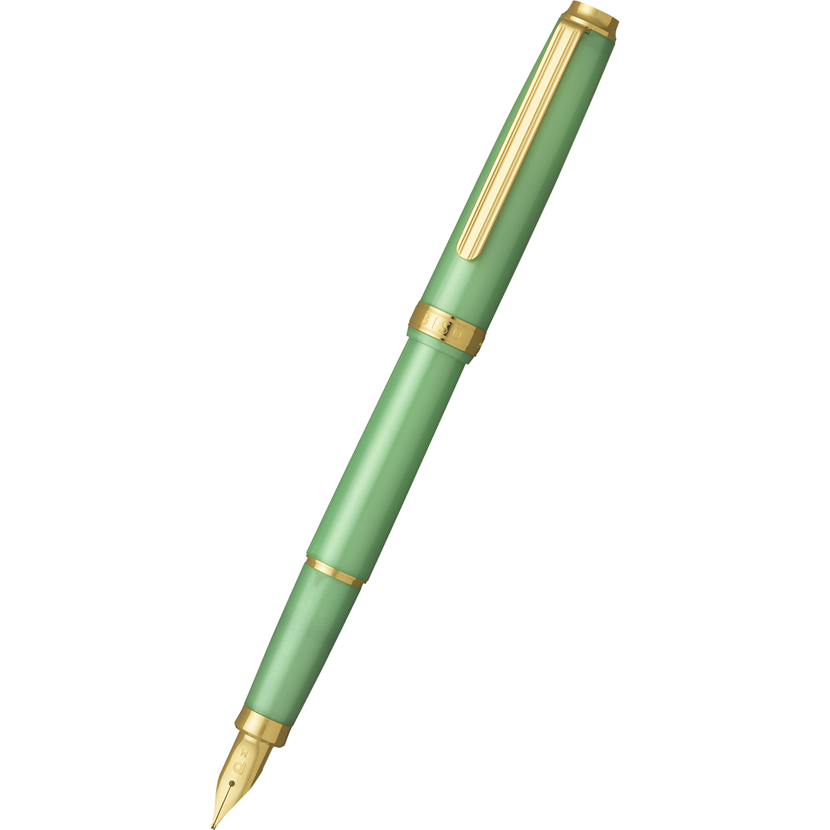 Platinum BISO Fountain Pen - Sparkle Mint Green (Limited Edition)-Pen Boutique Ltd