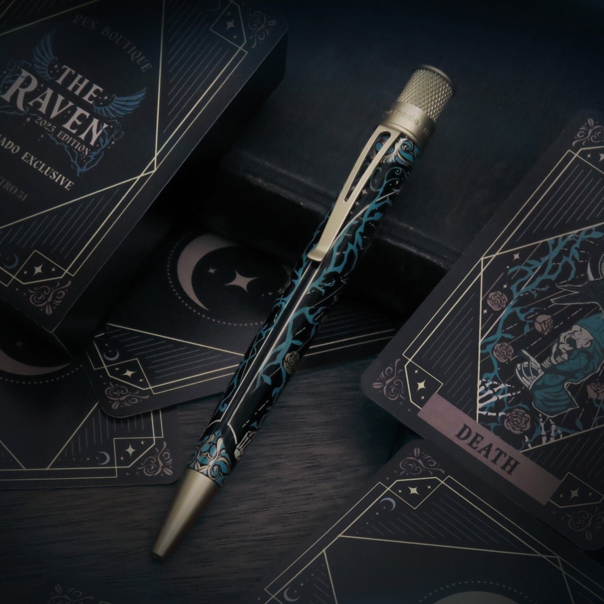 Retro 51 x Pen Boutique Tornado Rollerball Pen - Raven 4 (Limited Edition 2025) - Pen Boutique Ltd