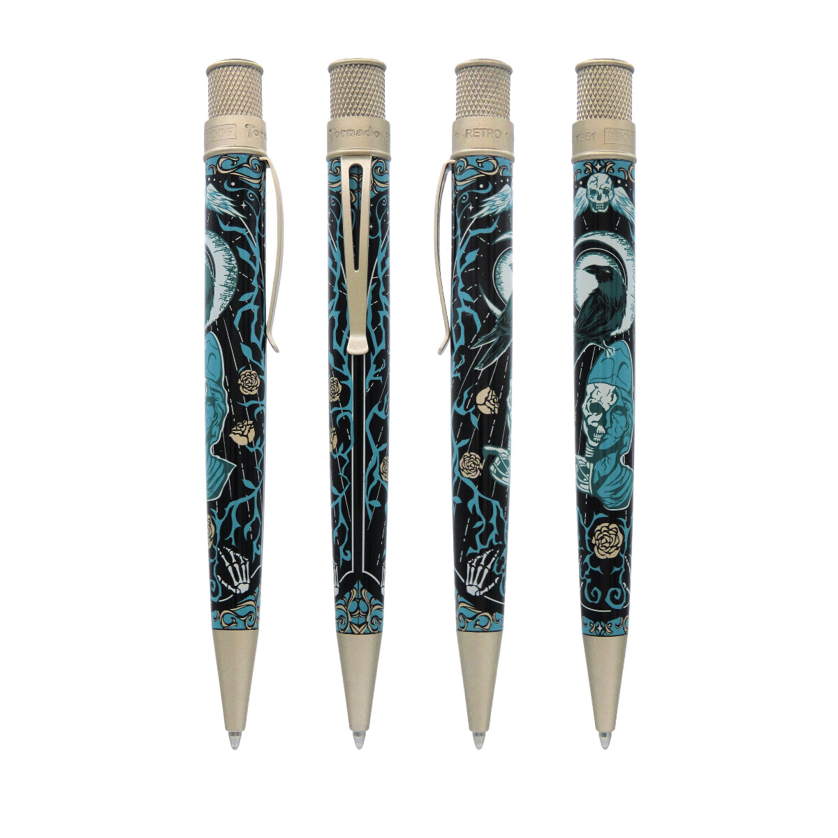 Retro 51 x Pen Boutique Tornado Rollerball Pen - Raven 2025 (Limited Edition)-Pen Boutique Ltd