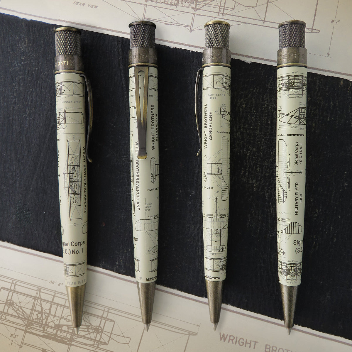 Retro 51 Smithsonian Rollerball Pen - Wright Brothers Aeroplane-Pen Boutique Ltd