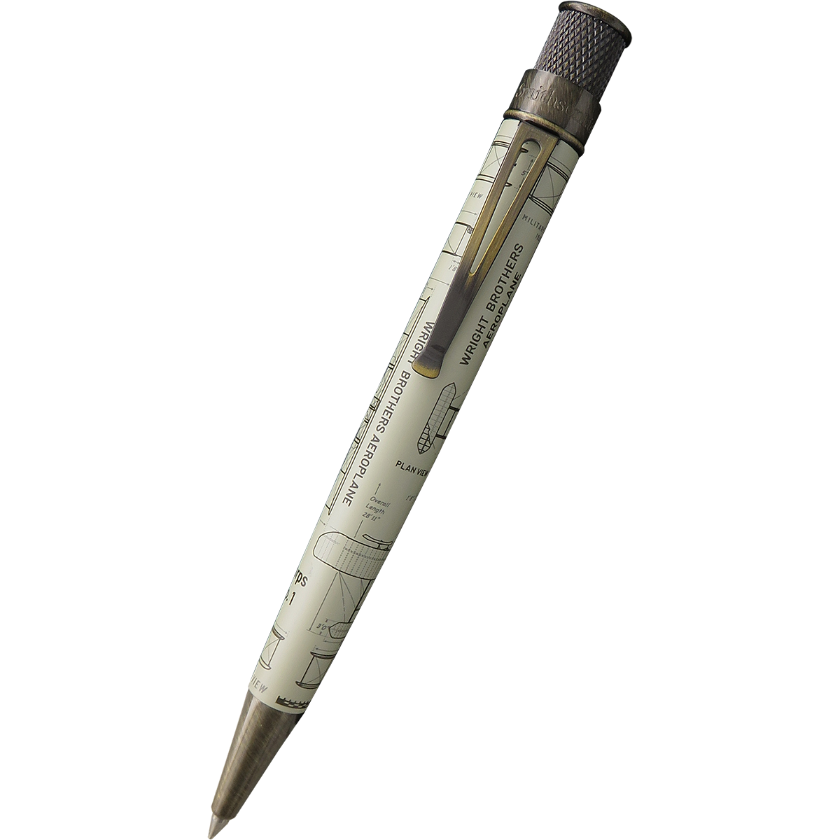 Retro 51 Smithsonian Rollerball Pen - Wright Brothers Aeroplane-Pen Boutique Ltd