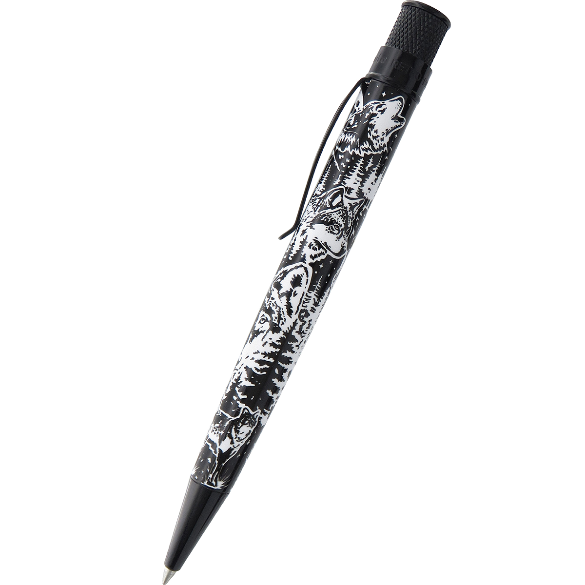 Retro 51 Tornado Ballpoint Pen - Wolf Rescue-Pen Boutique Ltd