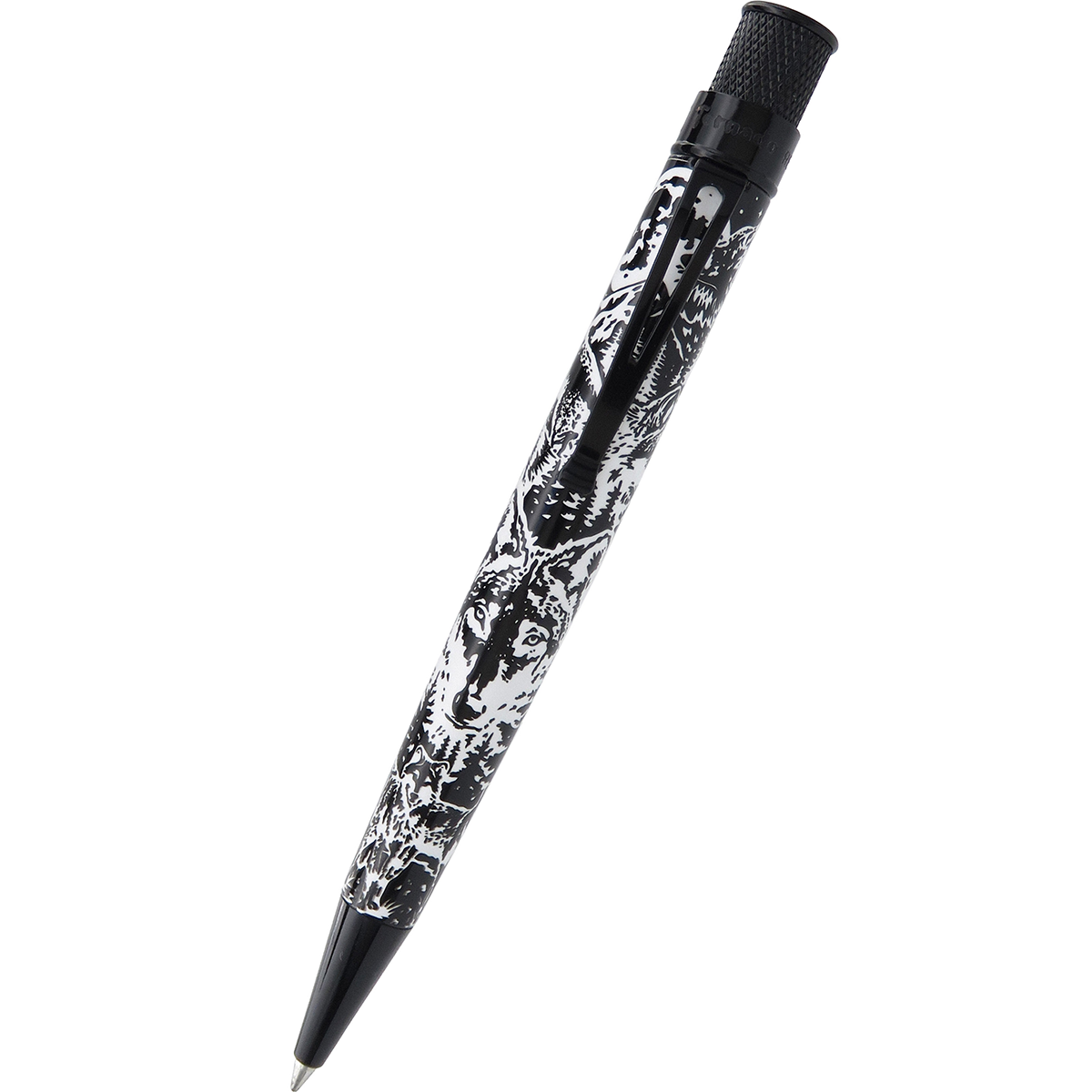 Retro 51 Tornado Ballpoint Pen - Wolf Rescue-Pen Boutique Ltd