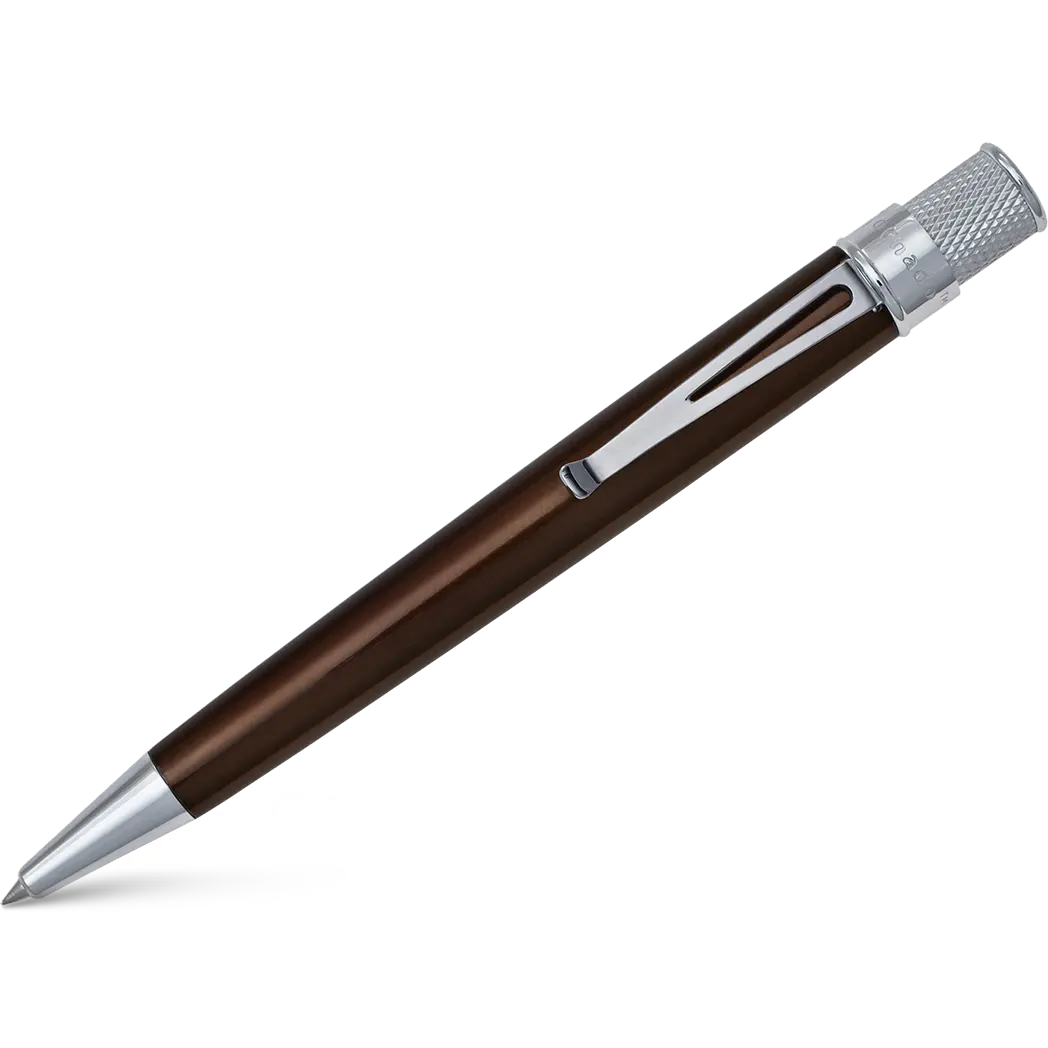 Retro 51 Tornado Classic Lacquer Brown Rollerball Pen-Pen Boutique Ltd